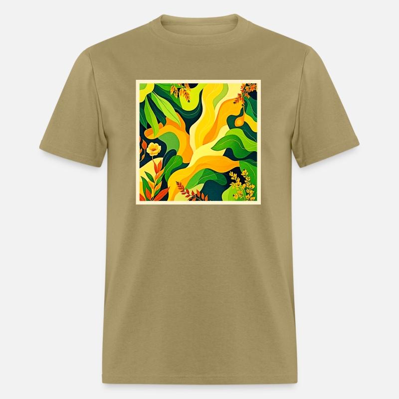 Vibrant Abstract Botanical Art