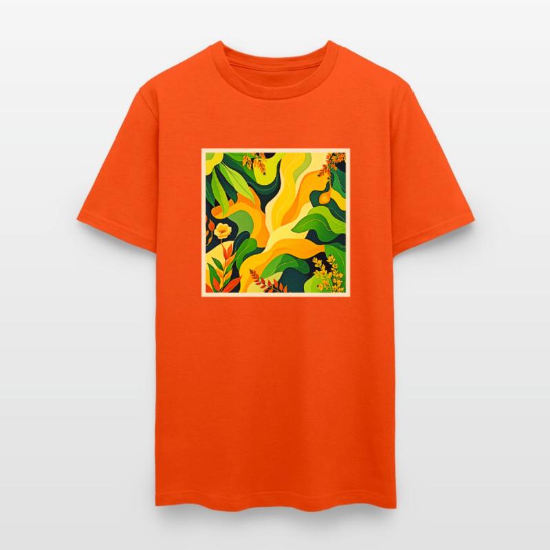 Vibrant Abstract Botanical Art