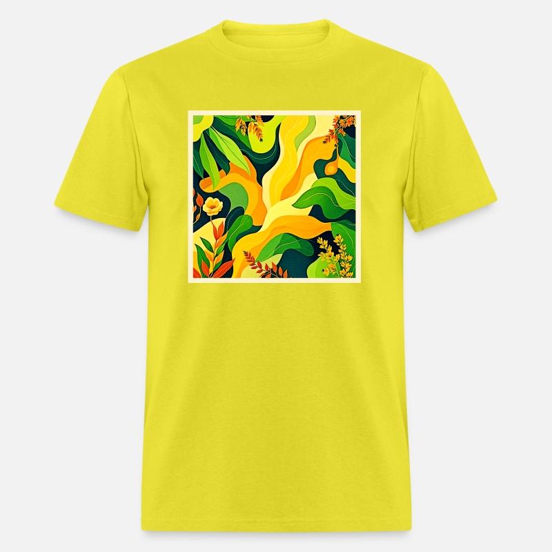 Vibrant Abstract Botanical Art