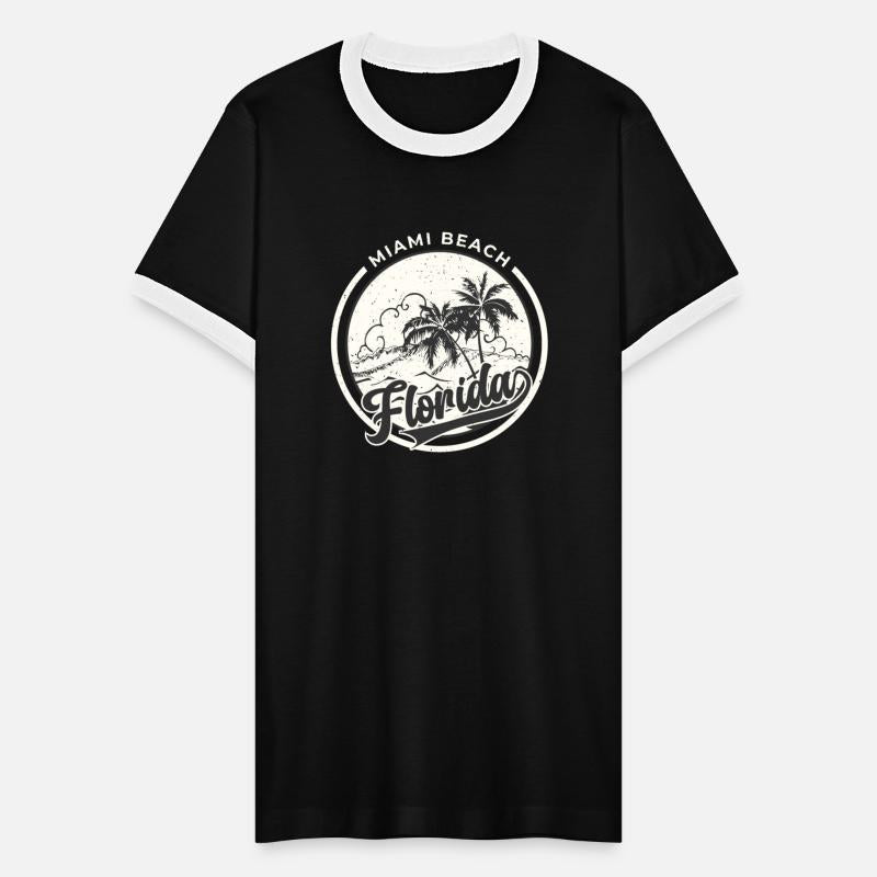 vintage Miami beach, Summer beach