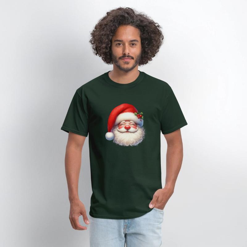 Vintage Santa Claus Face Christmas Matching Family