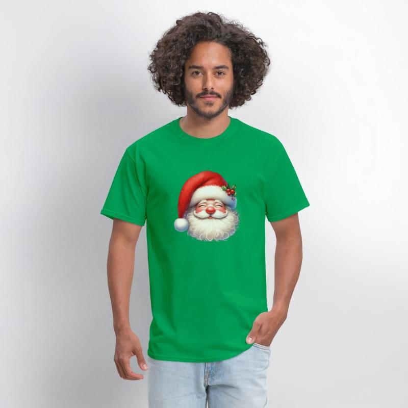 Vintage Santa Claus Face Christmas Matching Family