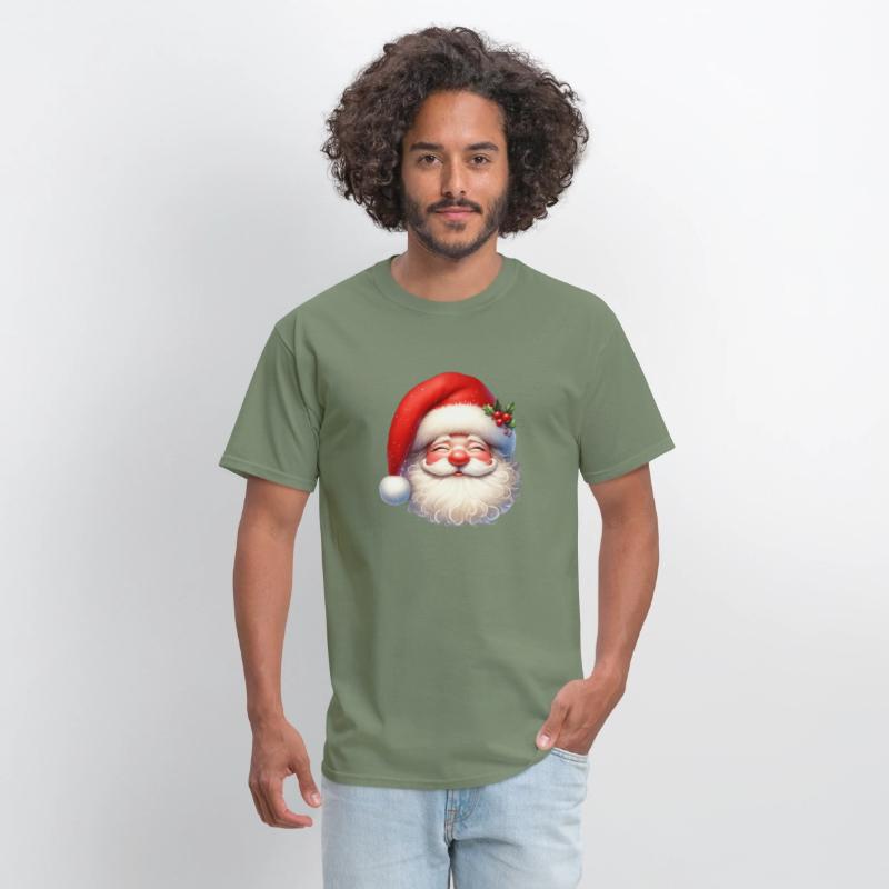 Vintage Santa Claus Face Christmas Matching Family