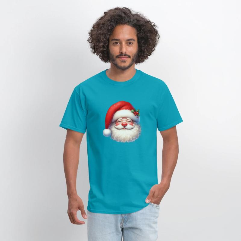 Vintage Santa Claus Face Christmas Matching Family