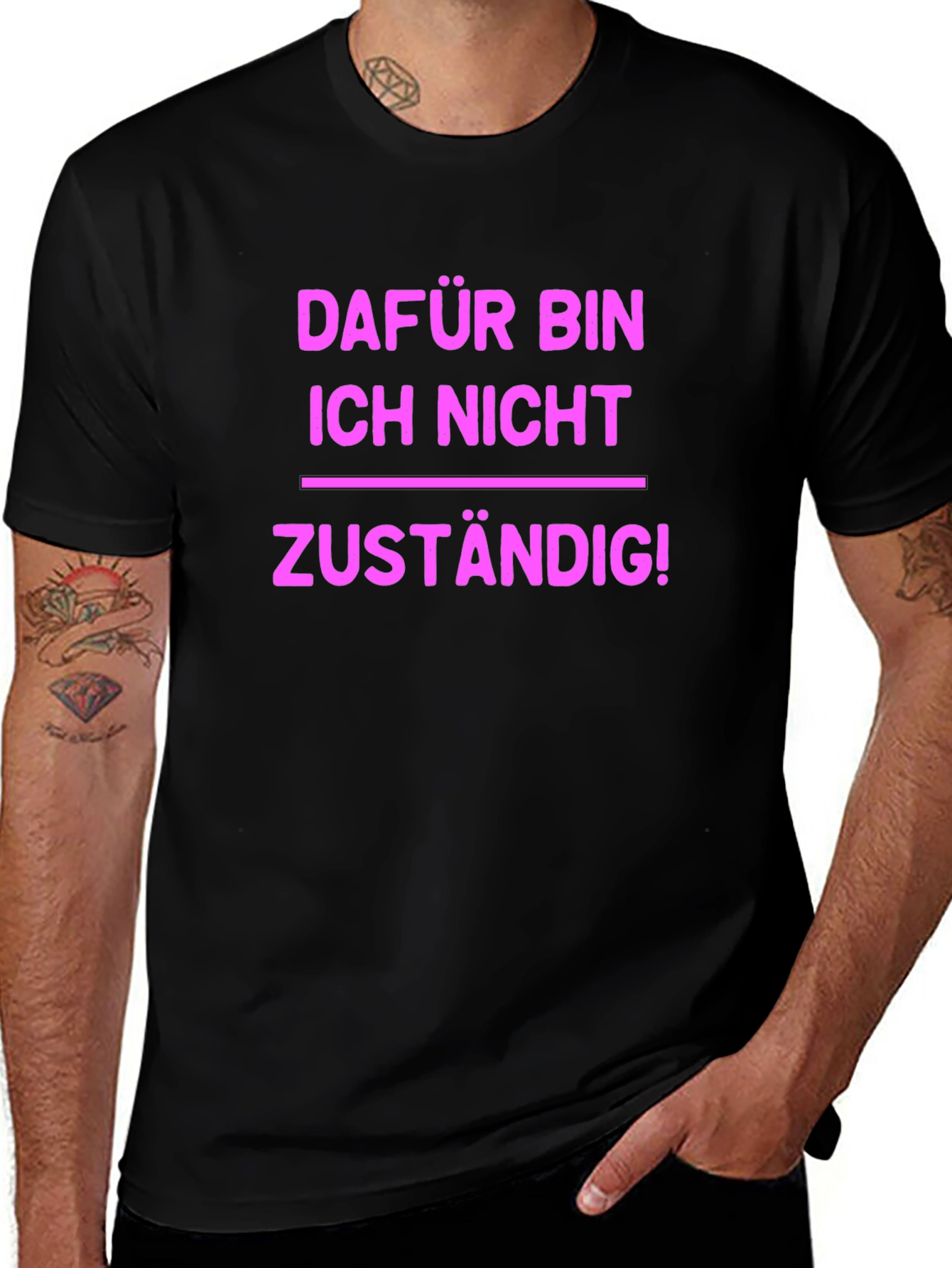 Fun German T-Shirt - Not My Responsibility!