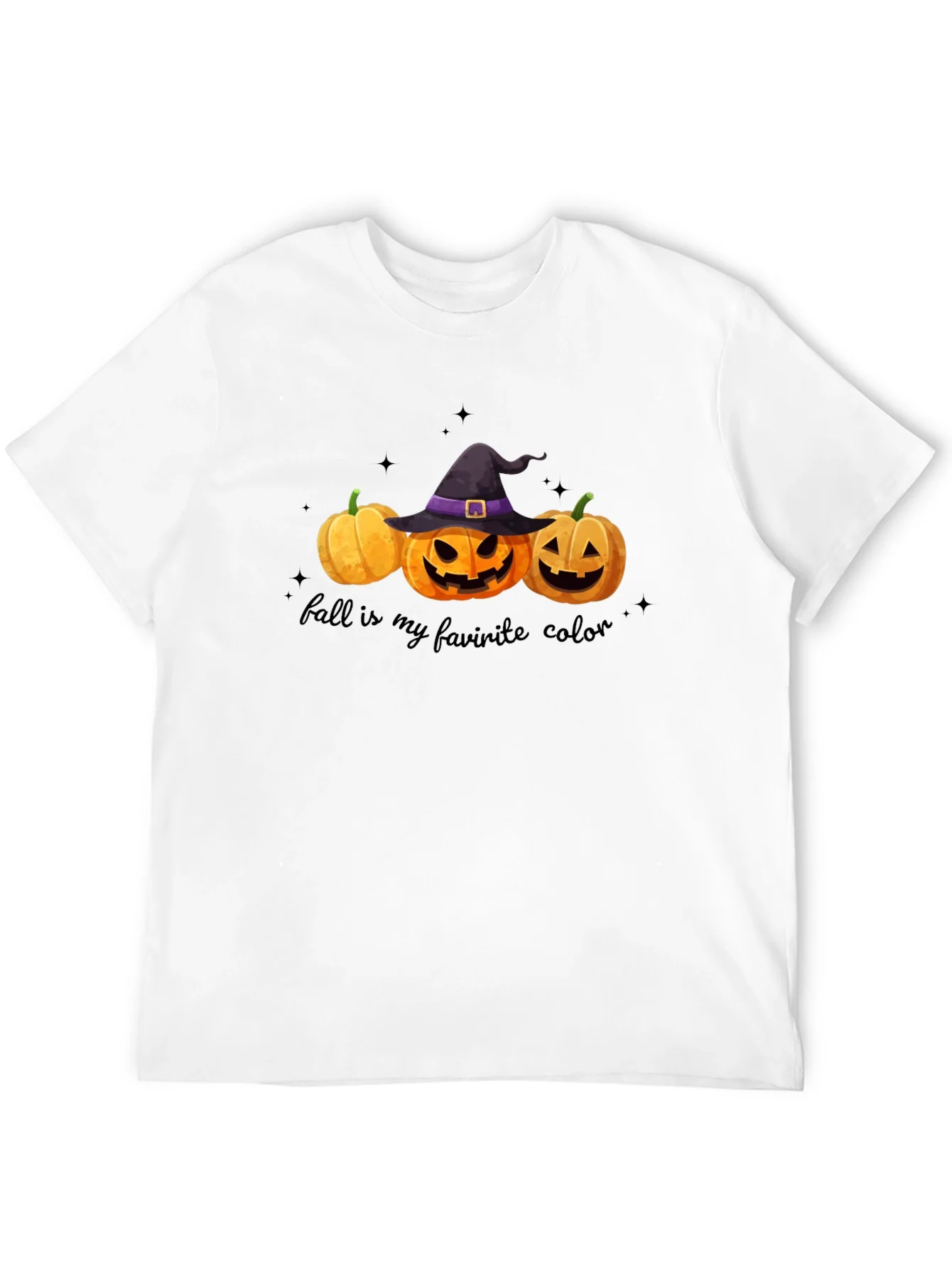 Fall Favorite Color Pumpkin Halloween T-Shirt