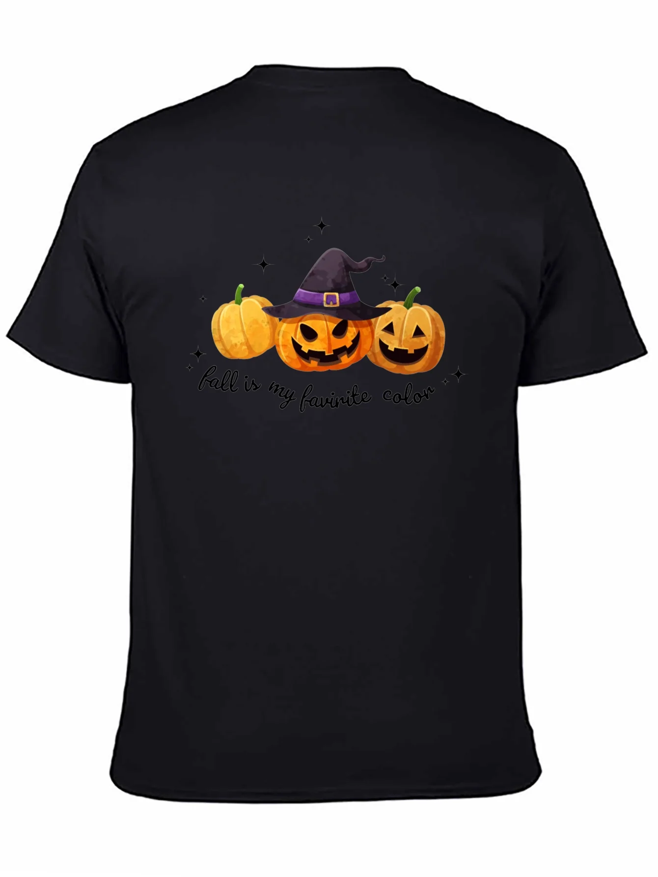 Fall Favorite Color Pumpkin Halloween T-Shirt