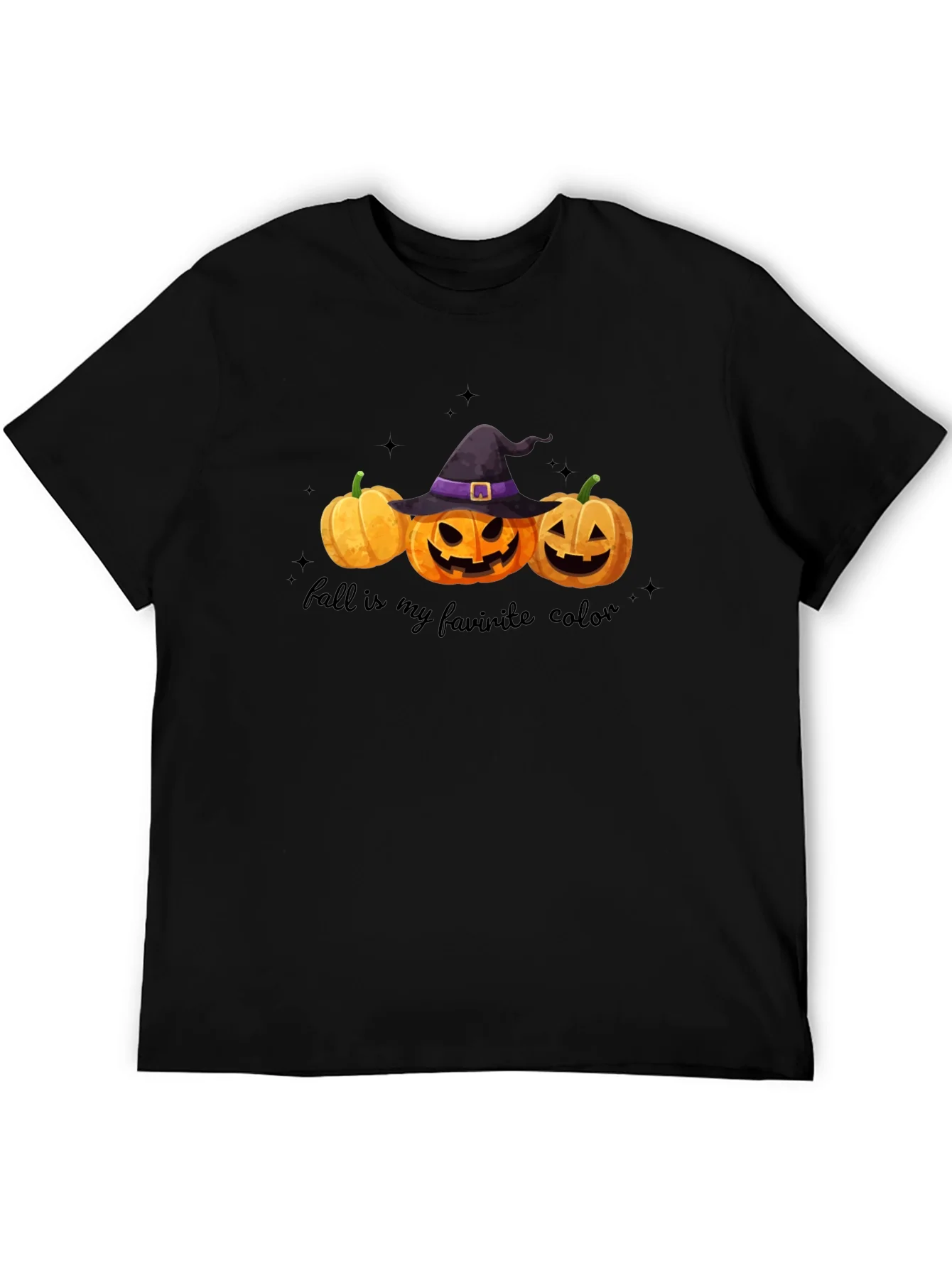Fall Favorite Color Pumpkin Halloween T-Shirt