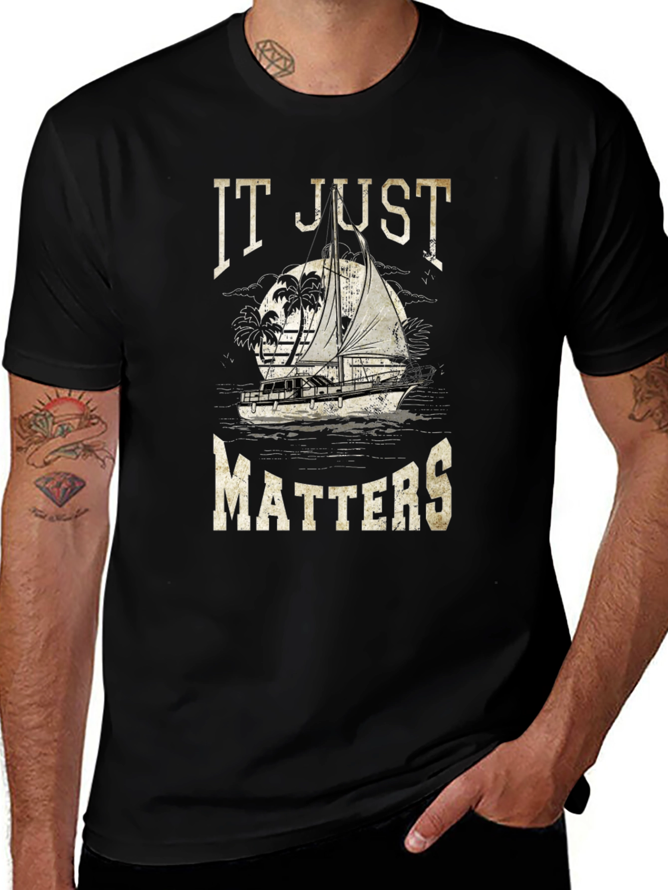 It Just Matters Sailboat Graphic T-Shirt