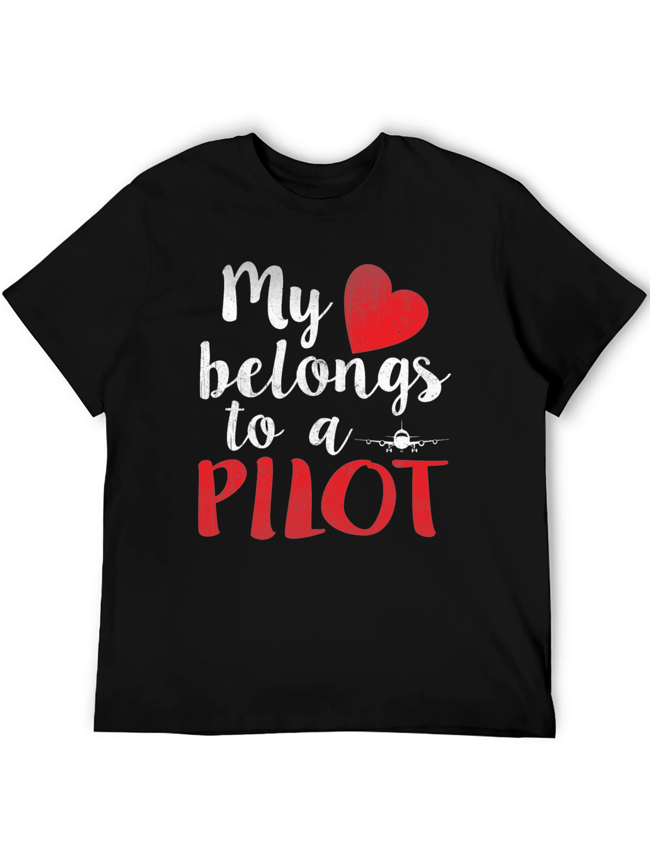 My Heart Belongs to a Pilot T-Shirt