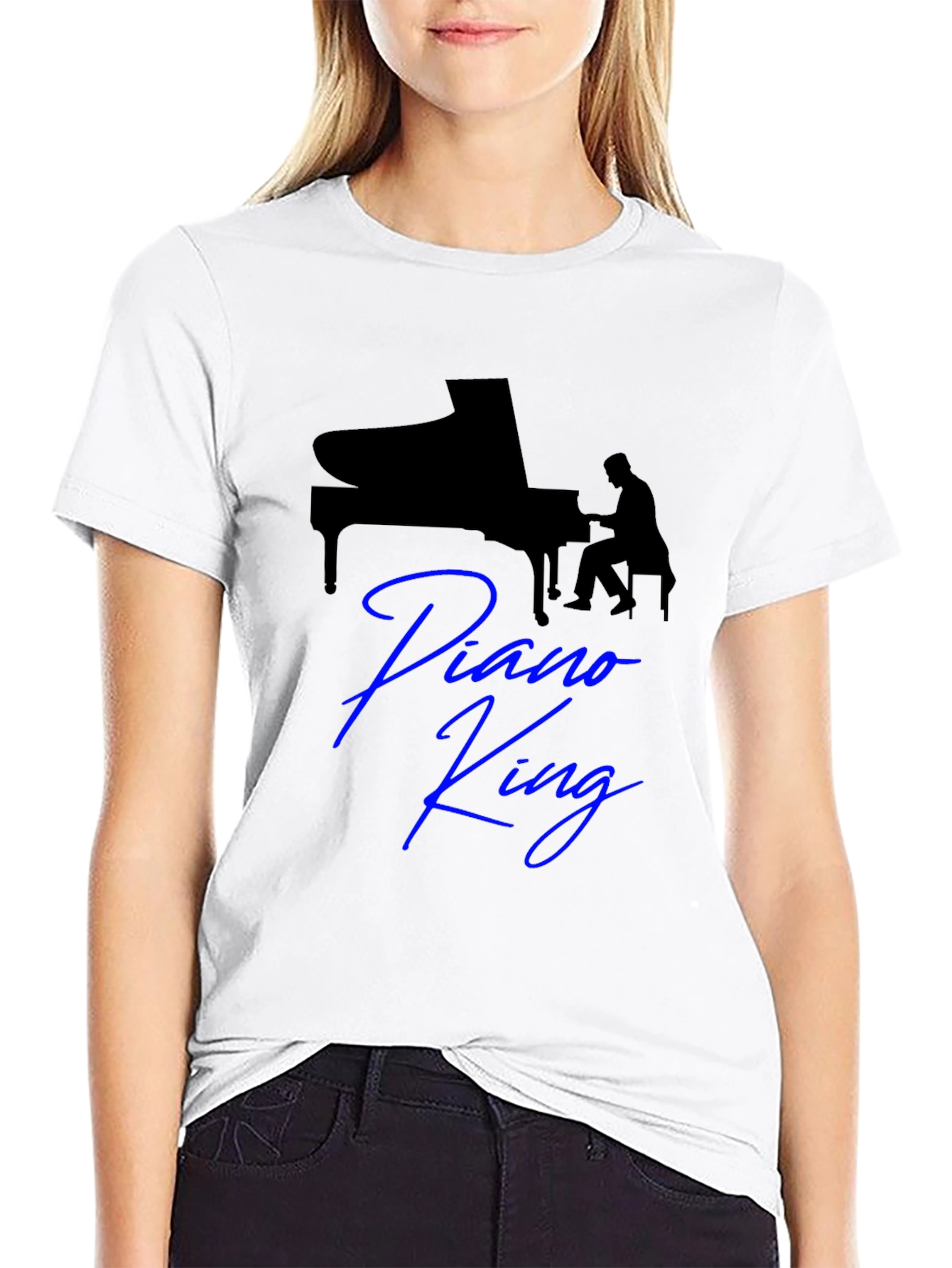 Piano King T-Shirt - Stylish Musician Tee
