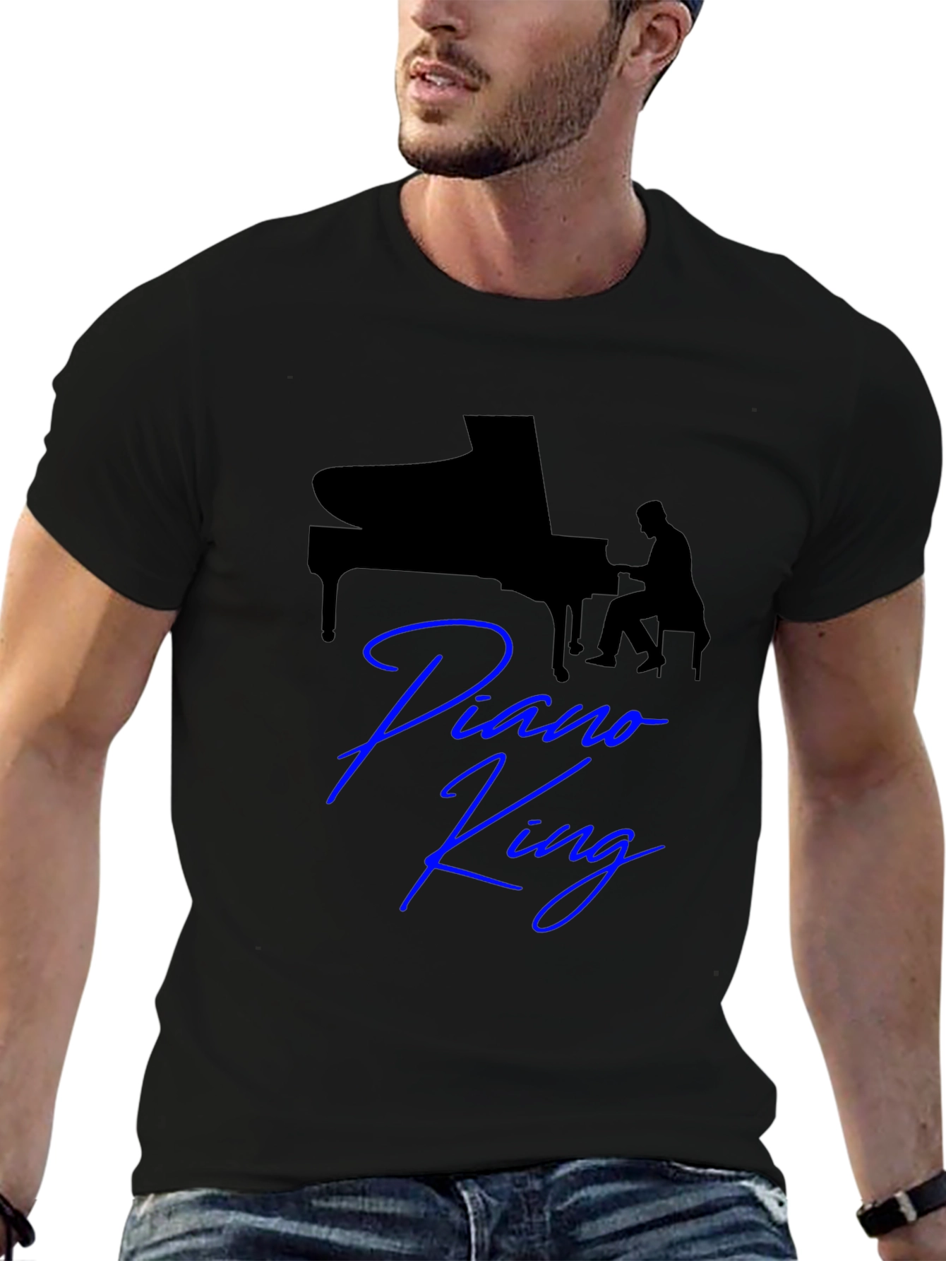 Piano King T-Shirt - Stylish Musician Tee