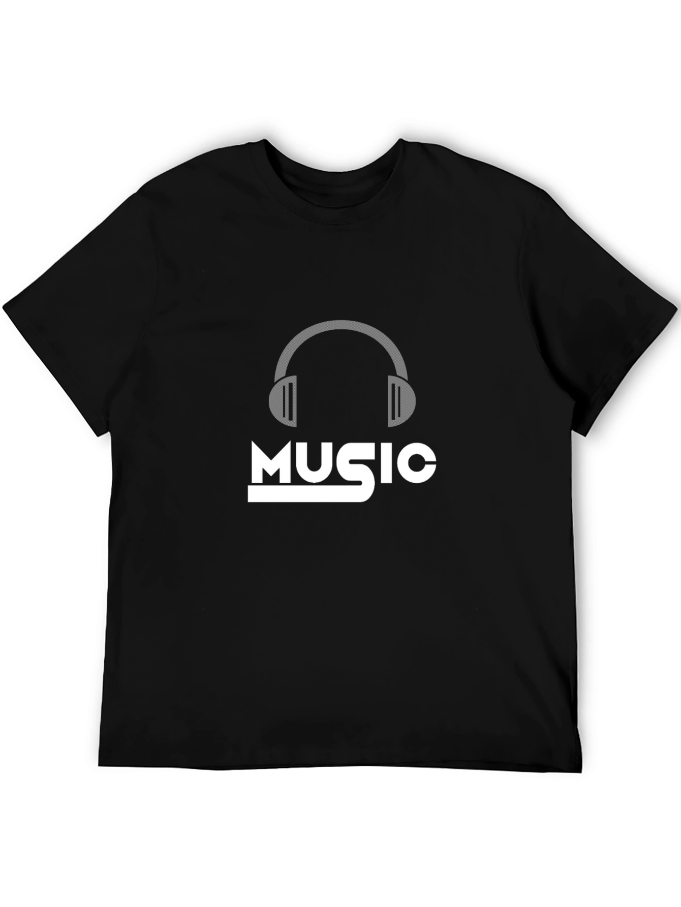 Music Headphones Graphic T-Shirt