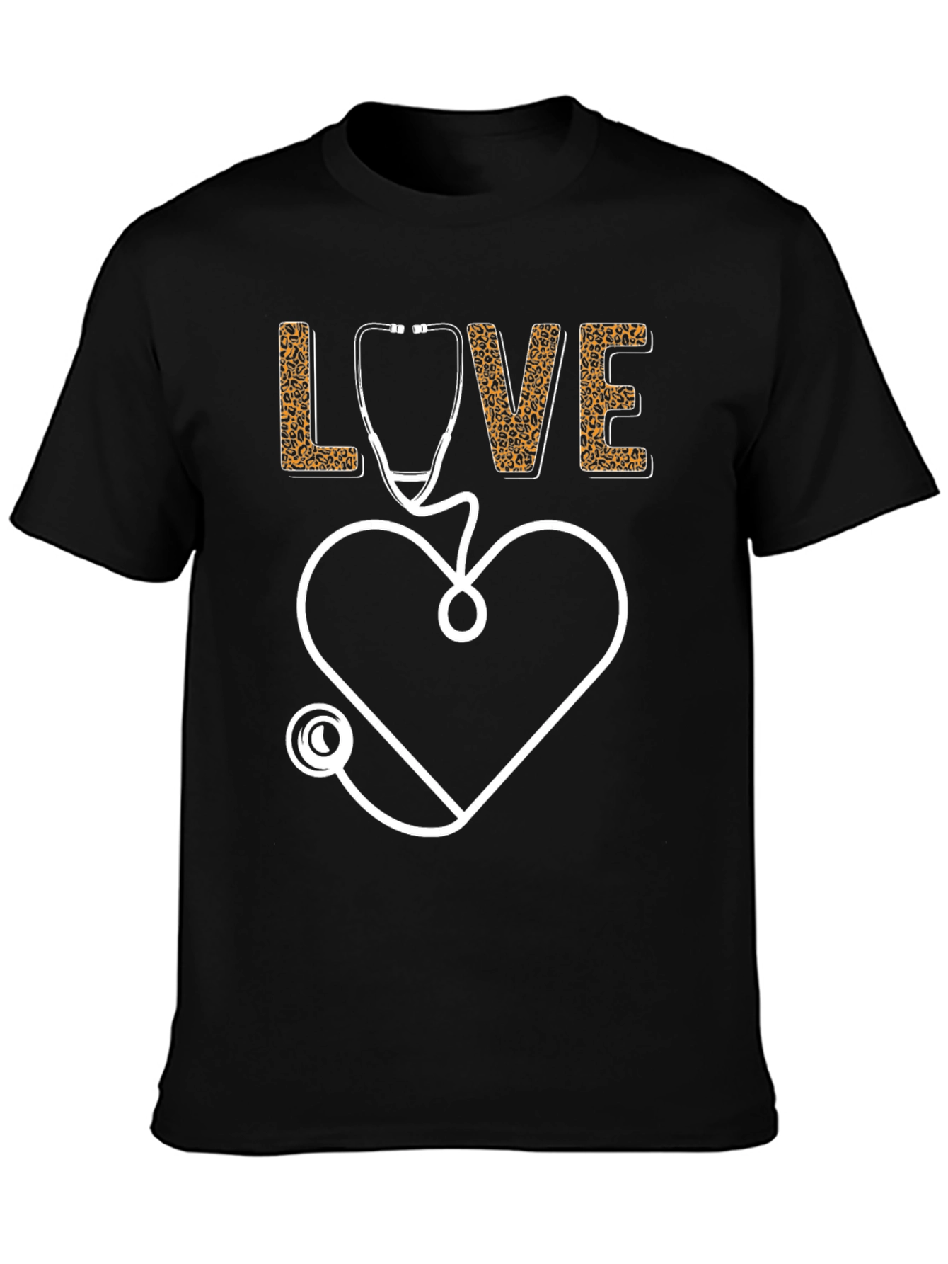 Love Stethoscope Graphic Tee - Nurse/Doctor Apparel
