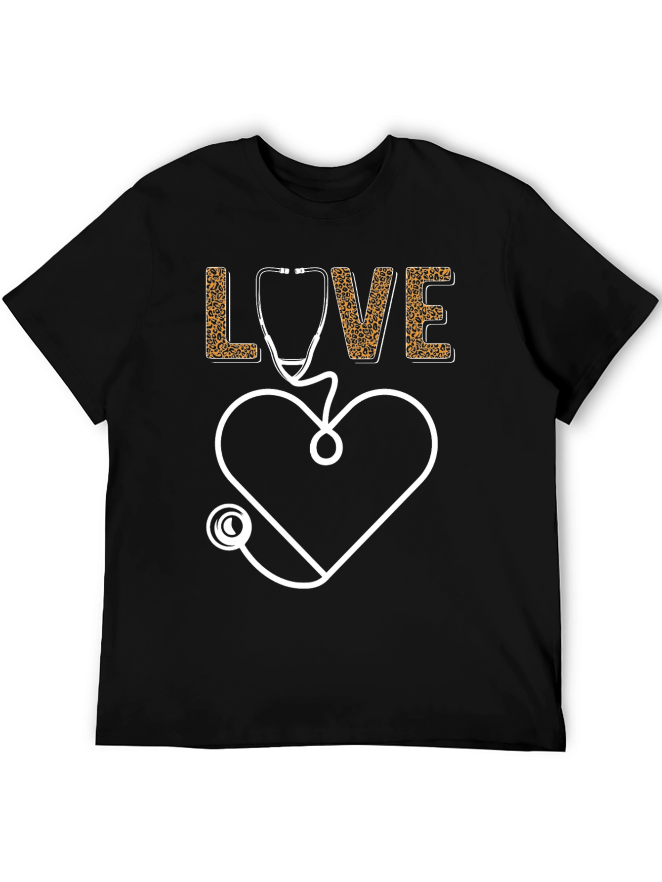 Love Stethoscope Graphic Tee - Nurse/Doctor Apparel