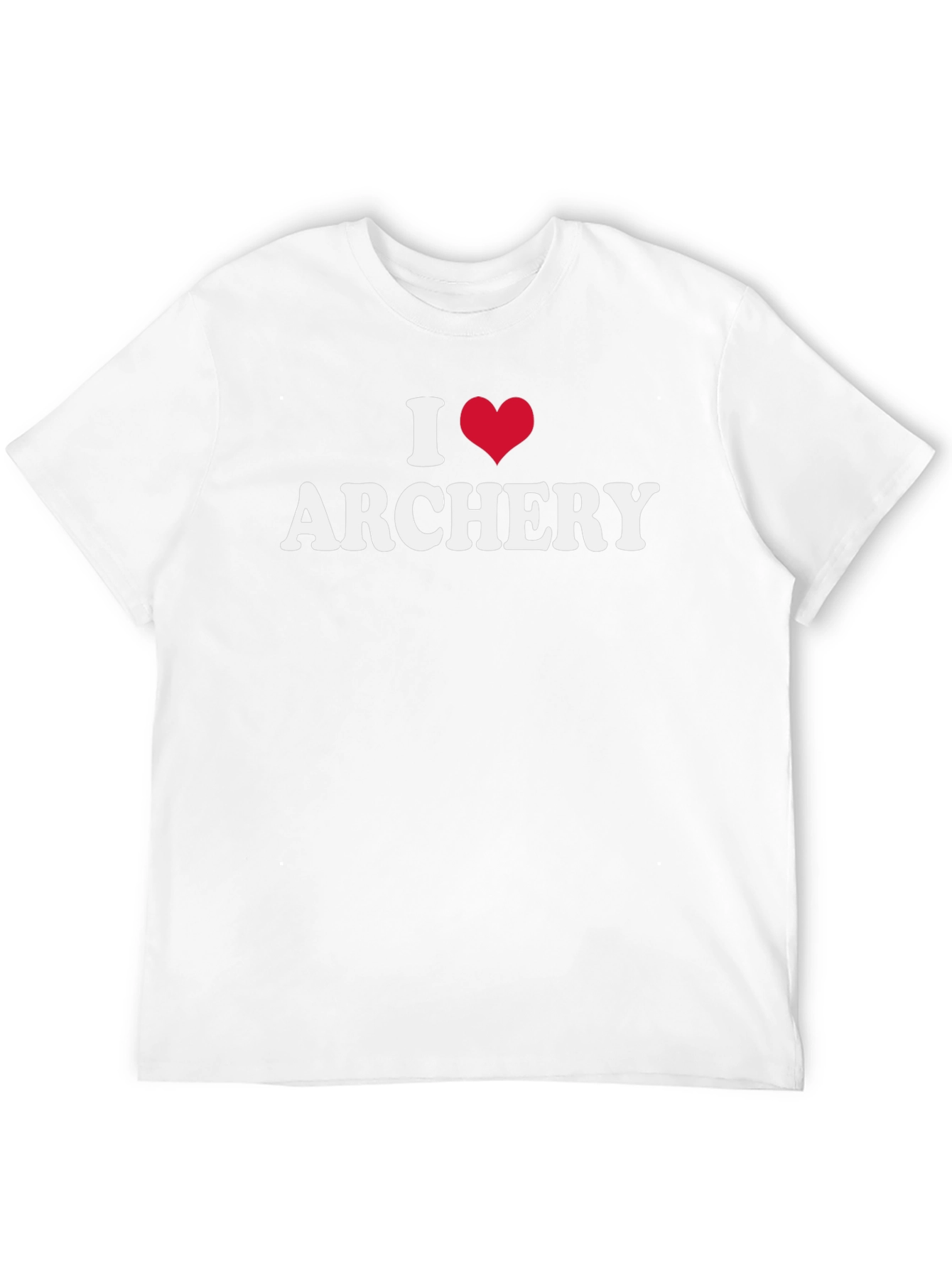 I Heart Archery T-Shirt - Black Graphic Tee