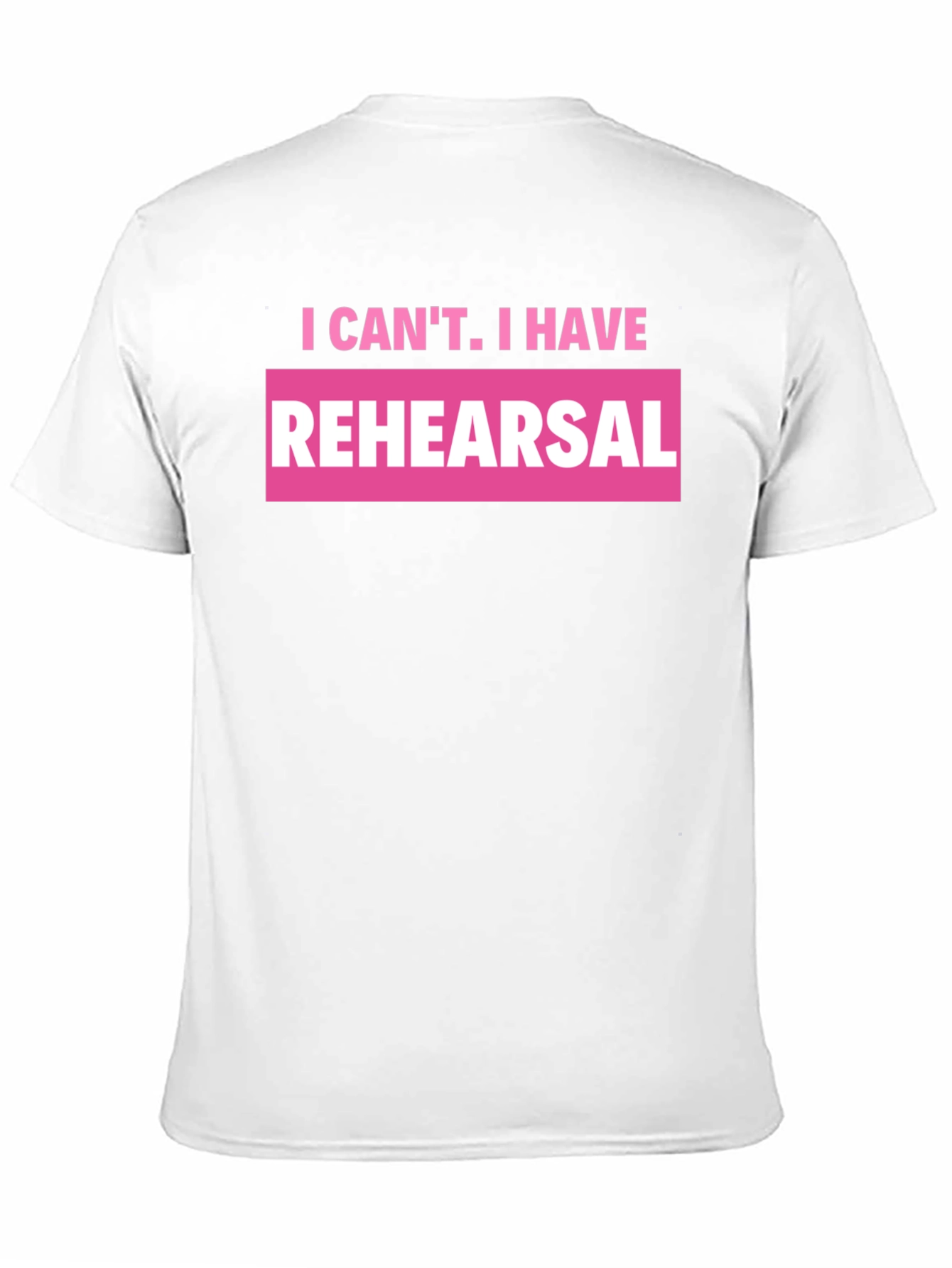 Rehearsal Graphic T-Shirt - Black Crew Neck Tee