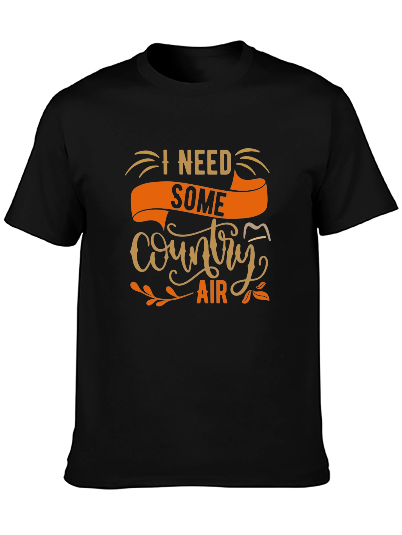 Country Air T-Shirt - Black Tee
