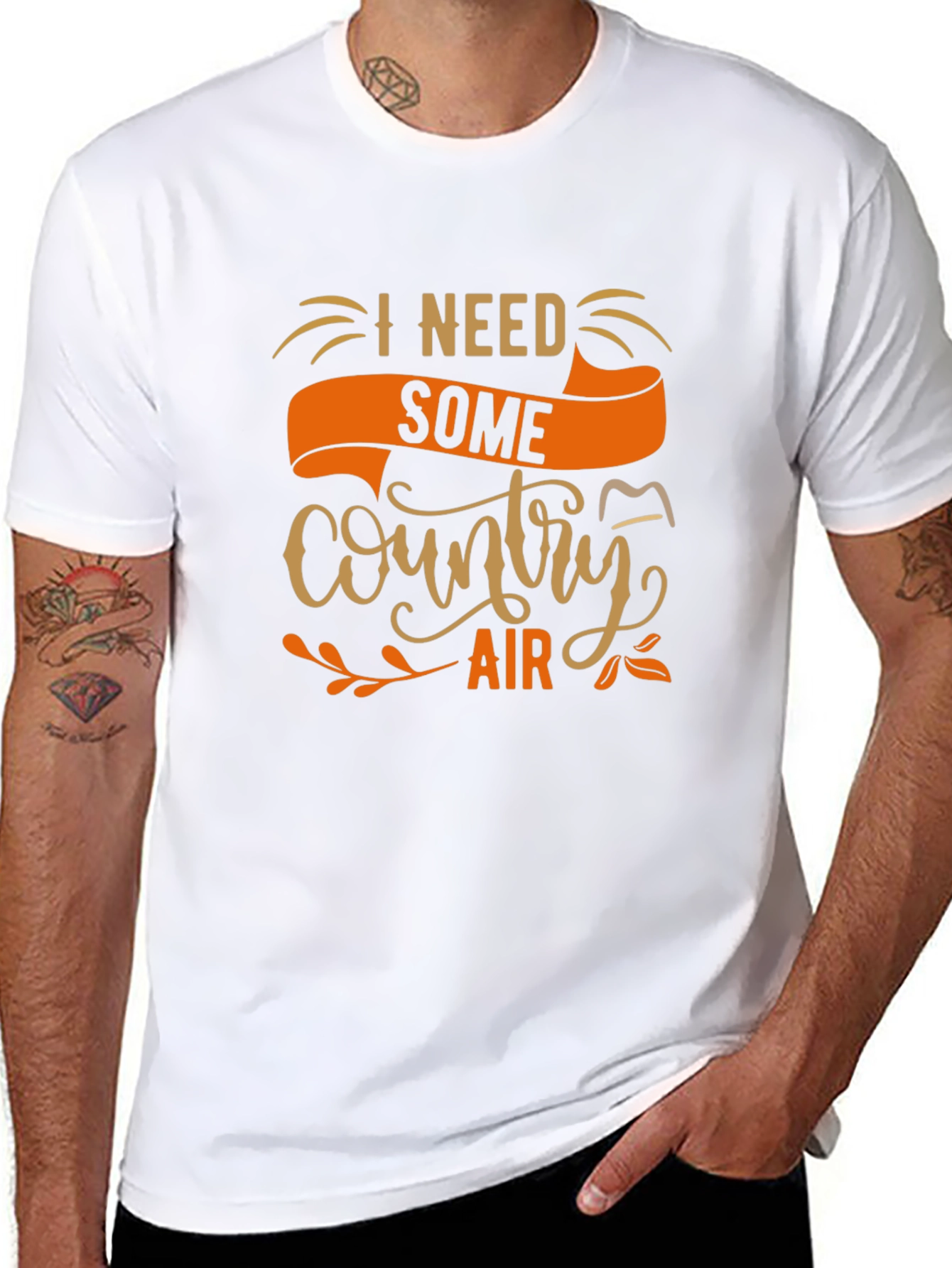 Country Air T-Shirt - Black Tee