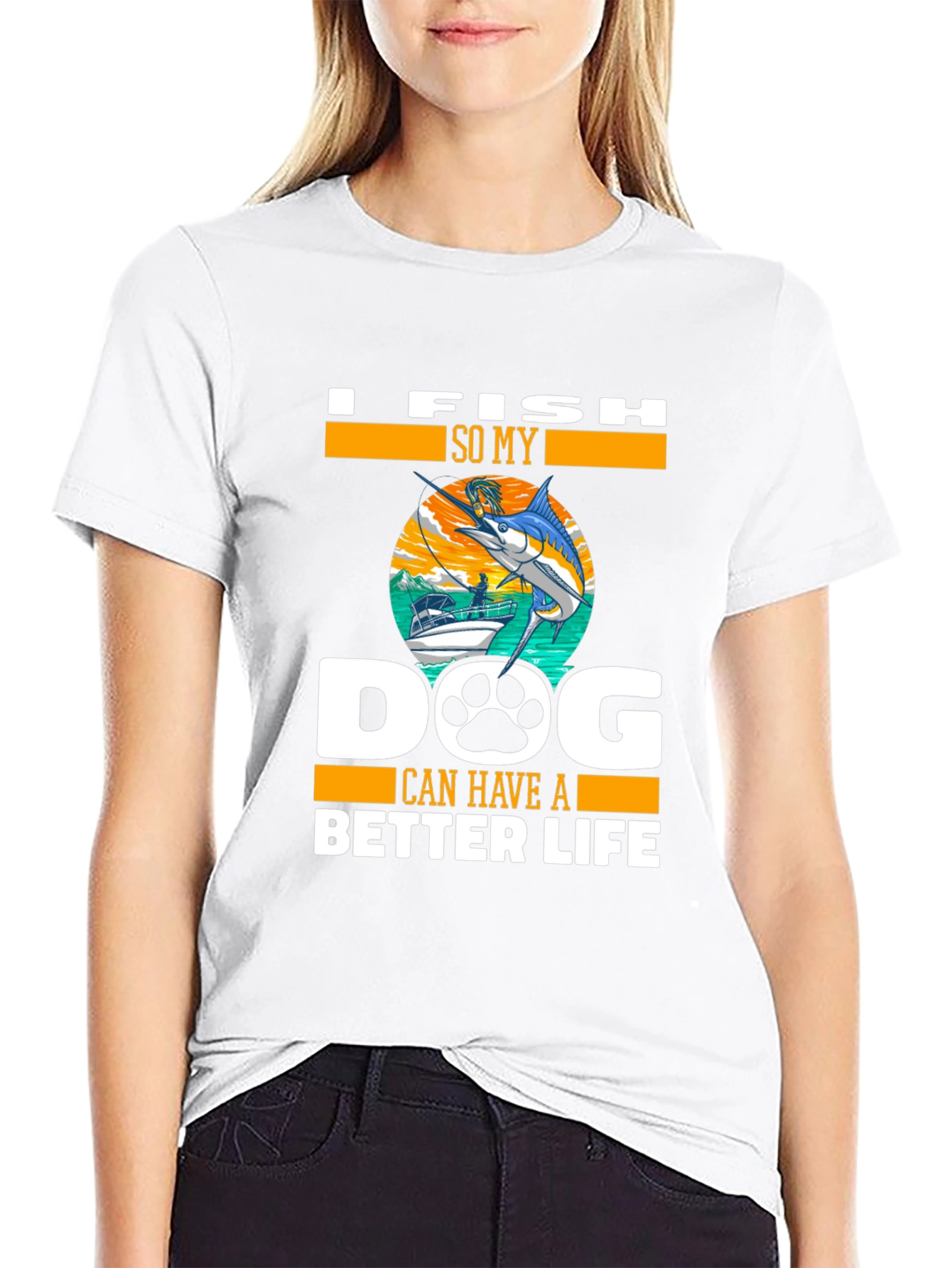 Fishing Dog Lover Tee - Better Life