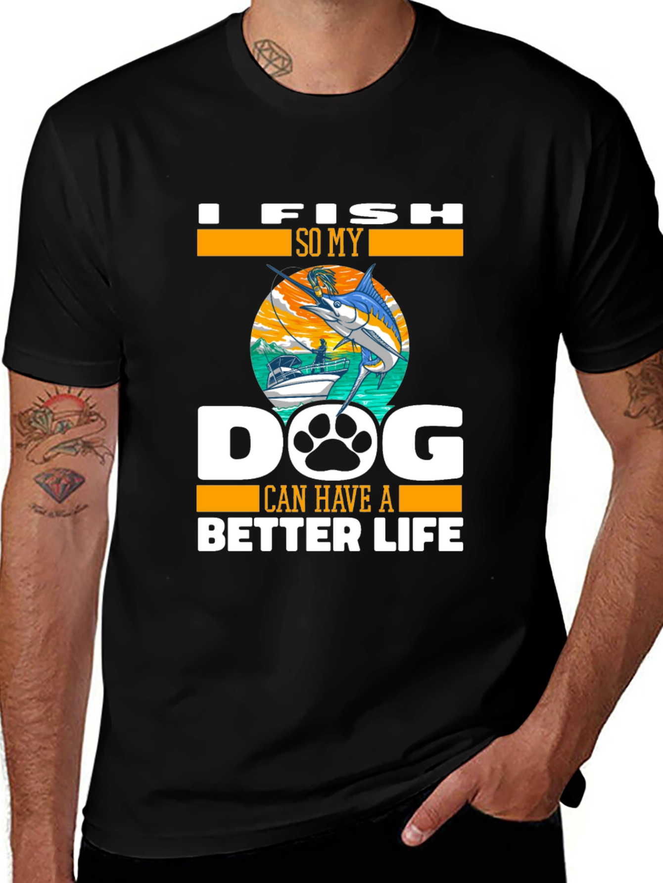Fishing Dog Lover Tee - Better Life