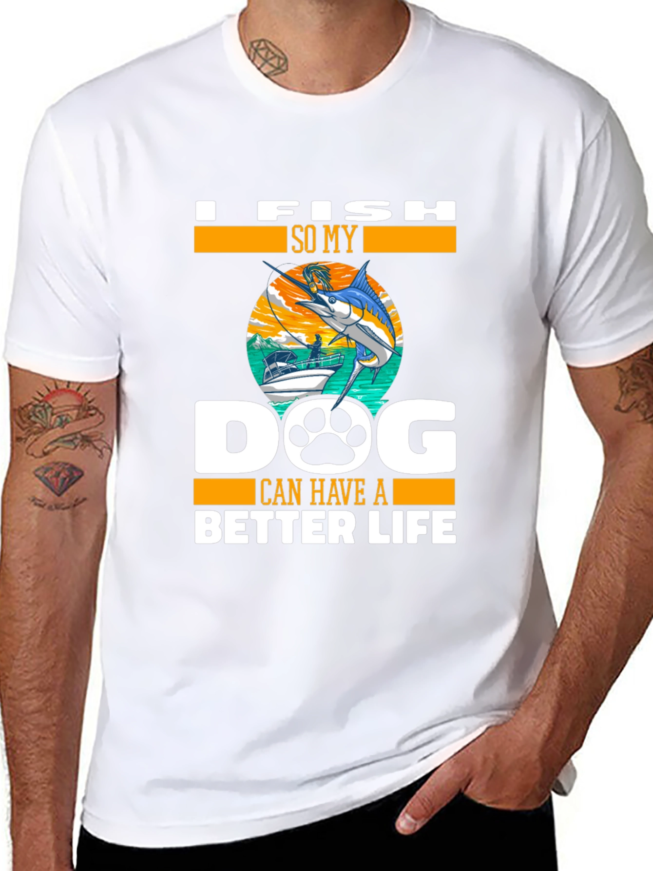 Fishing Dog Lover Tee - Better Life