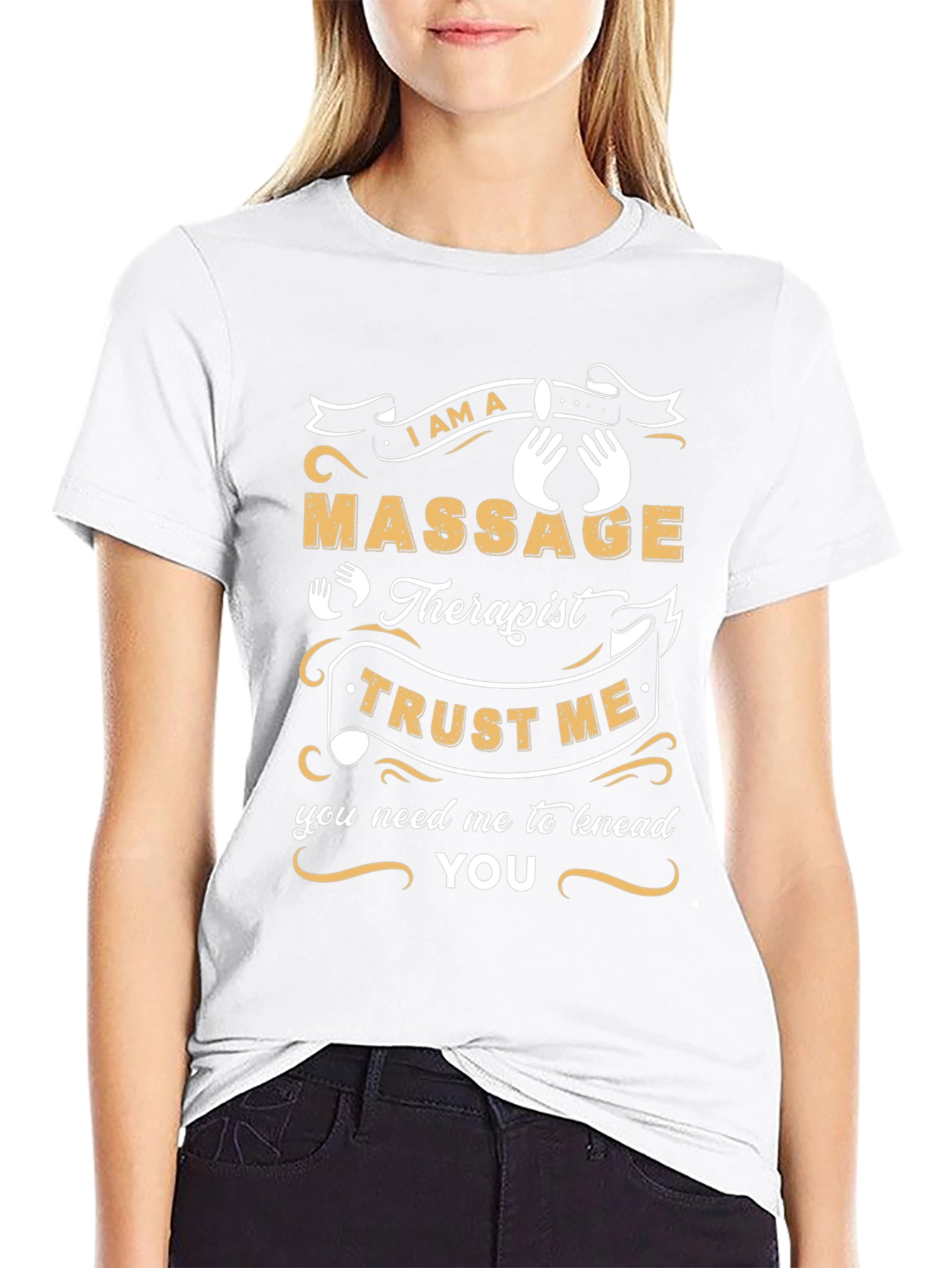 Massage Therapist Novelty Graphic T-Shirt