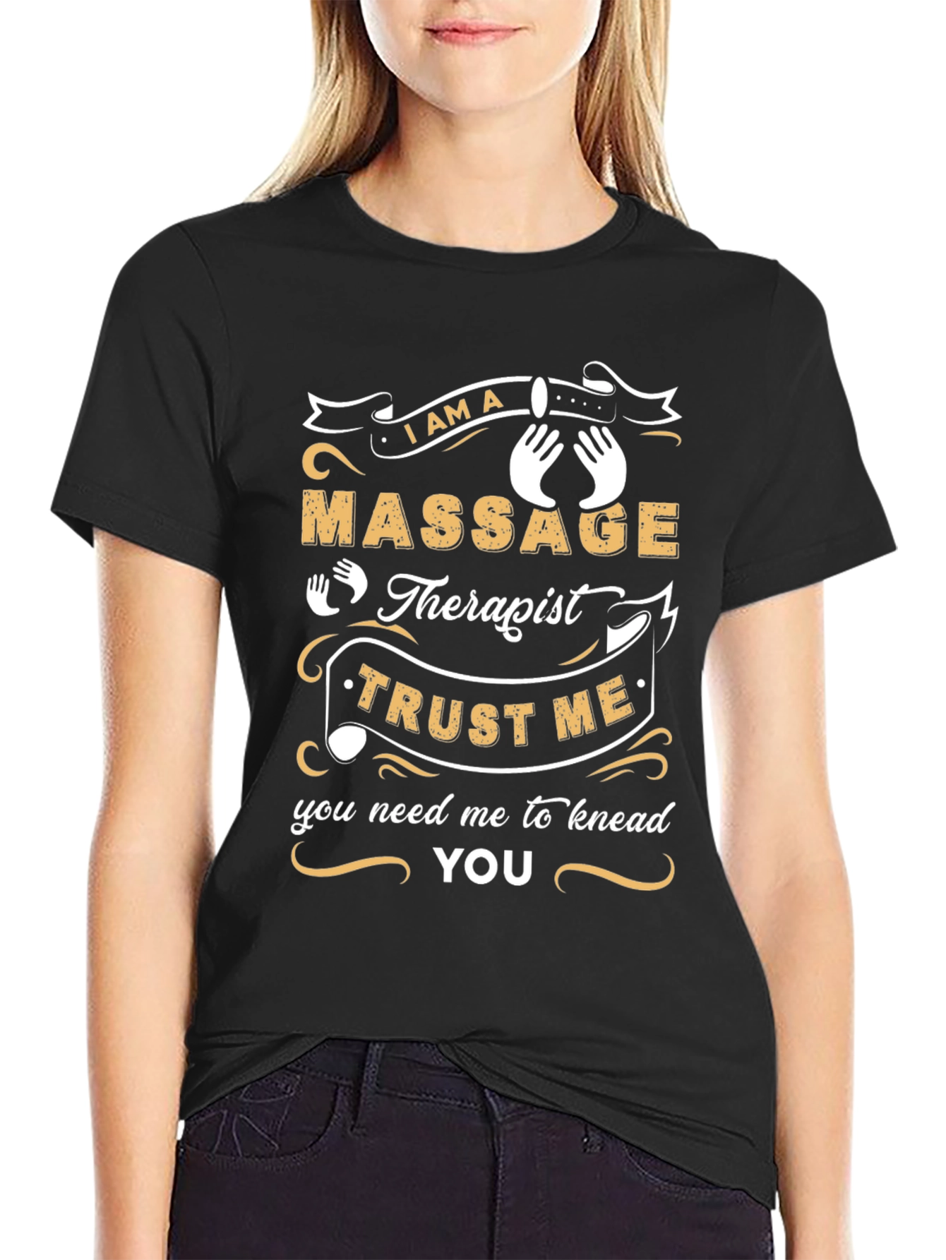 Massage Therapist Novelty Graphic T-Shirt