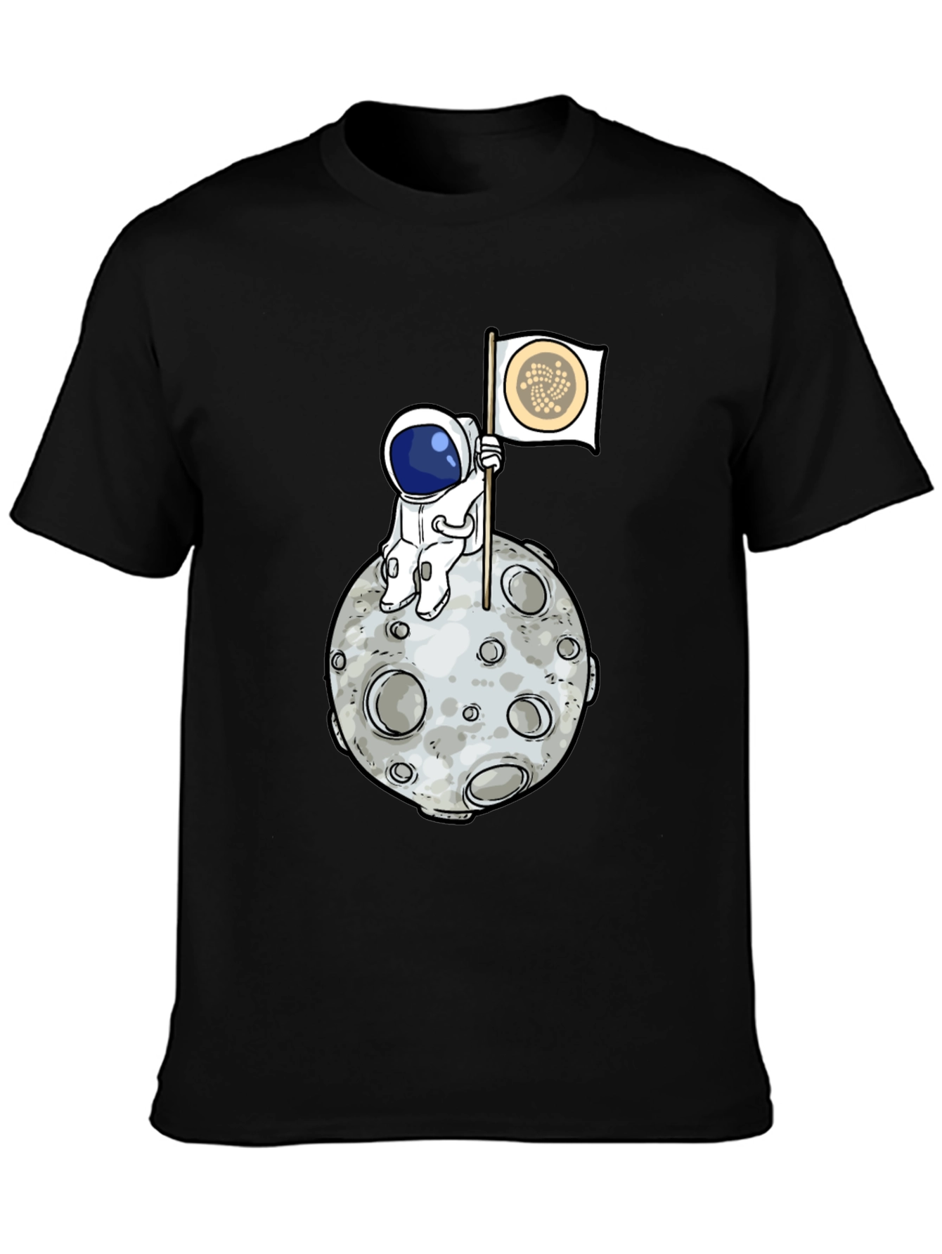 Astronaut on Moon Graphic T-Shirt