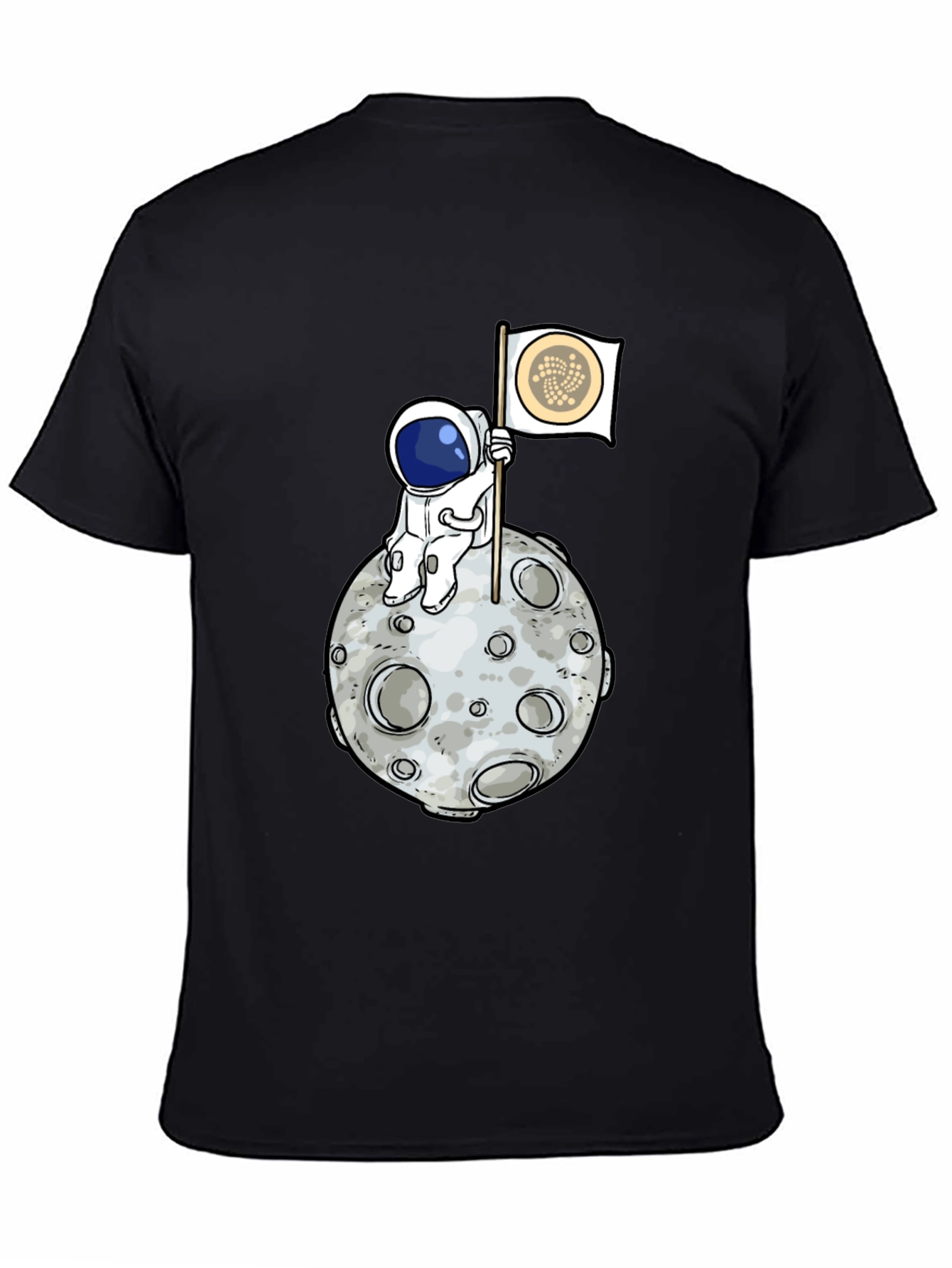 Astronaut on Moon Graphic T-Shirt