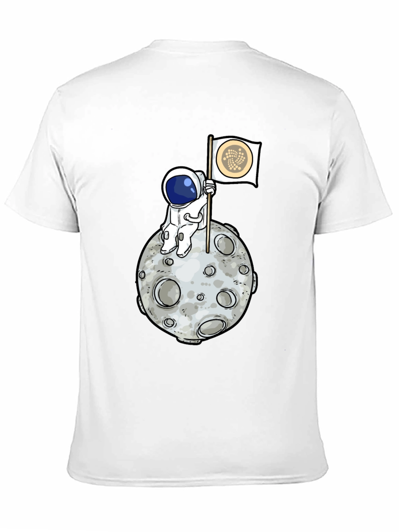 Astronaut on Moon Graphic T-Shirt