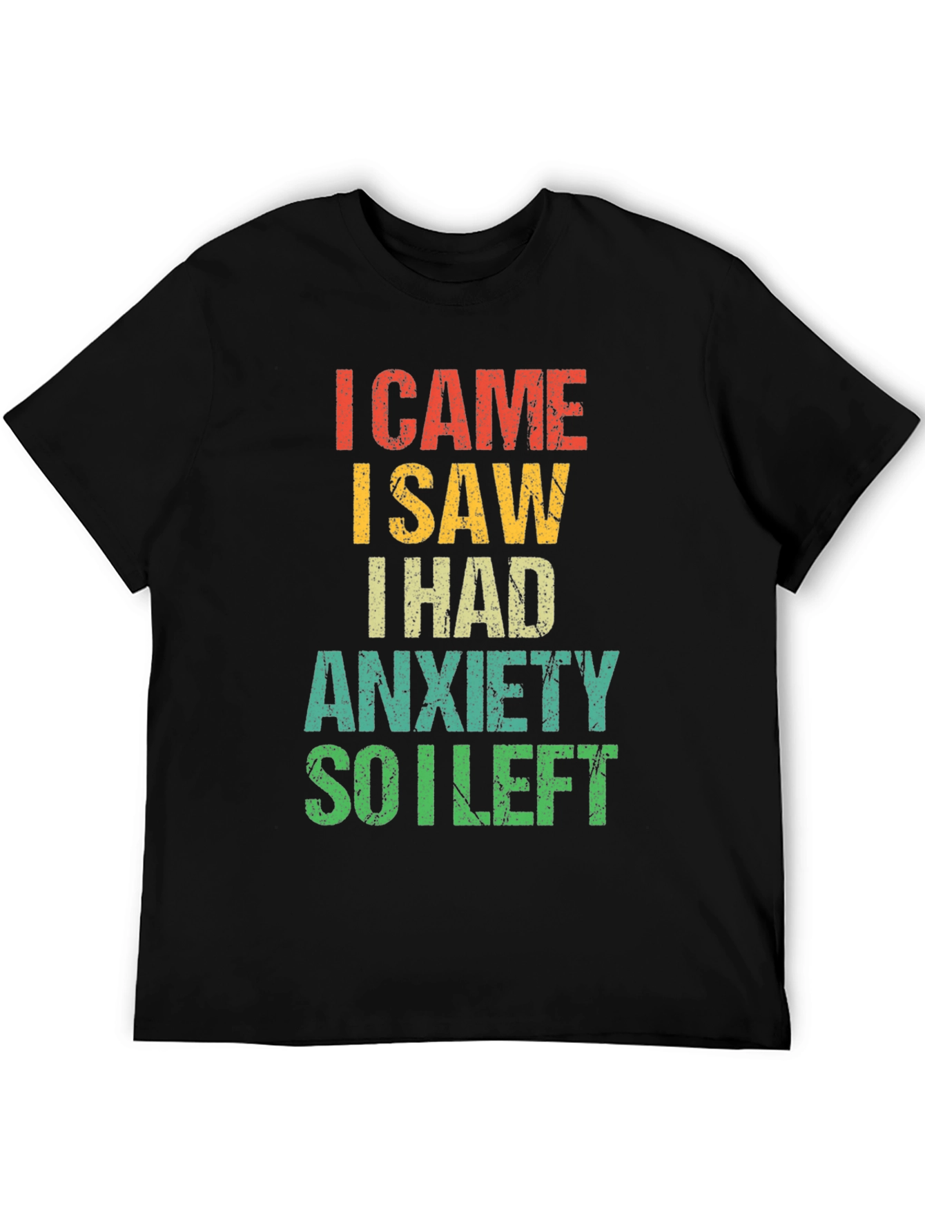 Anxiety Humor Graphic Tee - Introvert T-Shirt