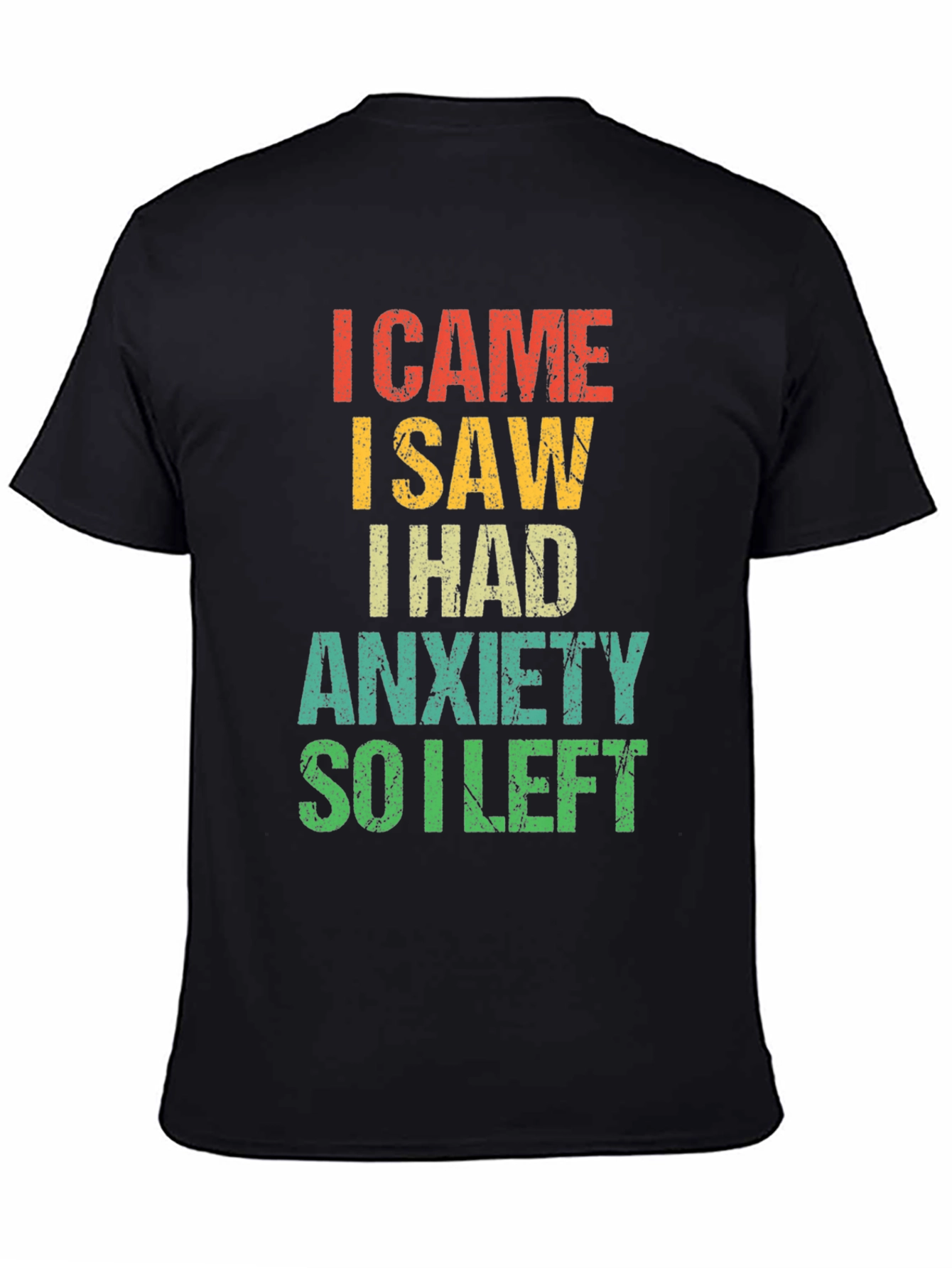 Anxiety Humor Graphic Tee - Introvert T-Shirt