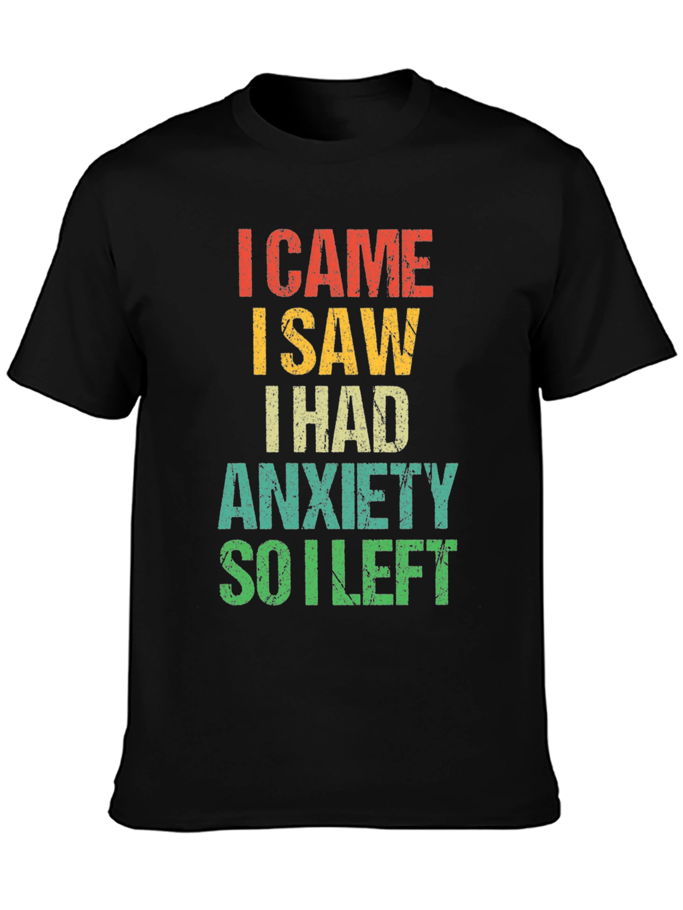 Anxiety Humor Graphic Tee - Introvert T-Shirt