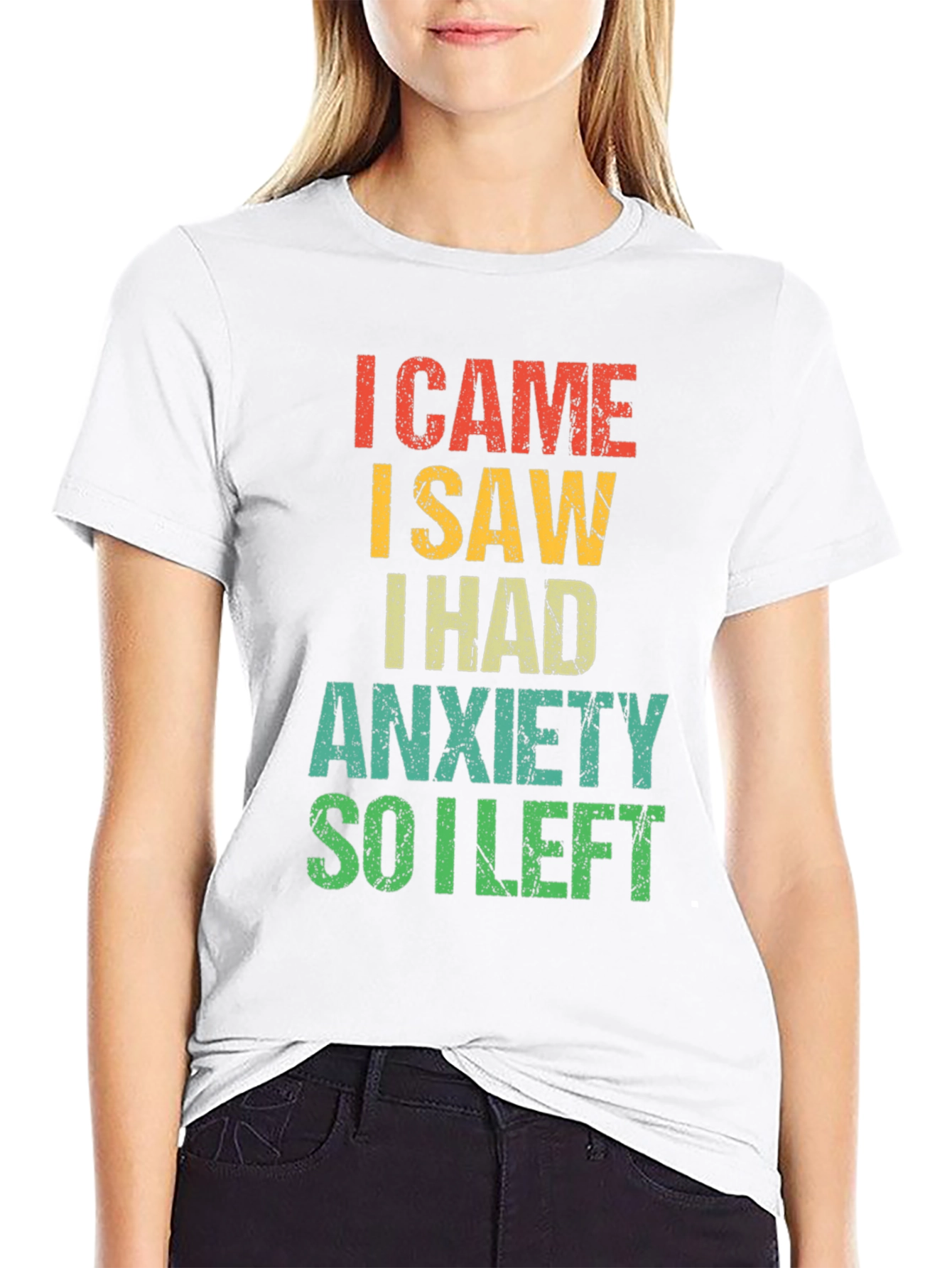 Anxiety Humor Graphic Tee - Introvert T-Shirt