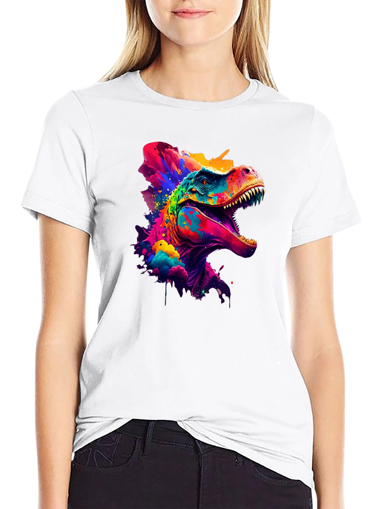 Vibrant Dino Graphic Tee