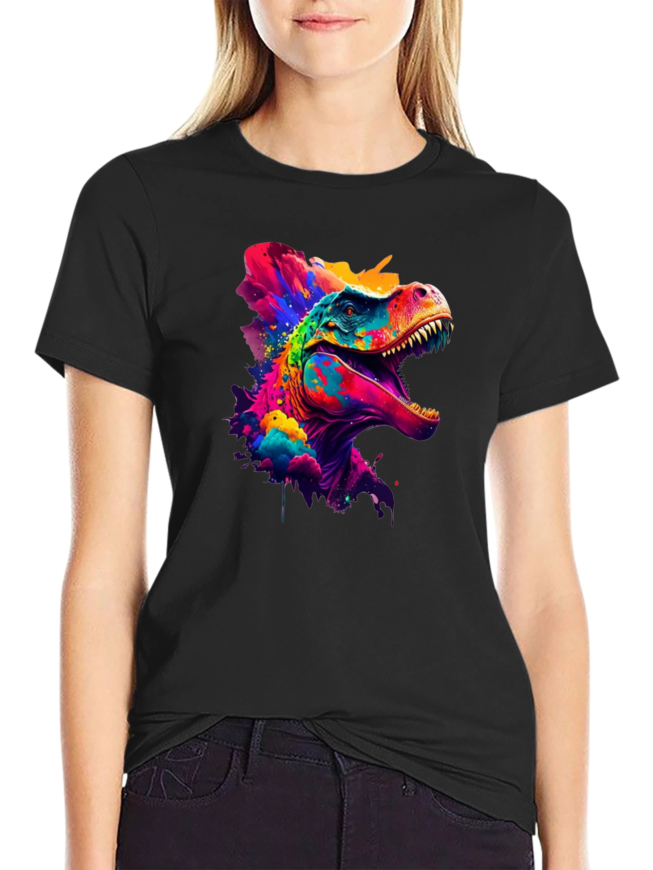 Vibrant Dino Graphic Tee