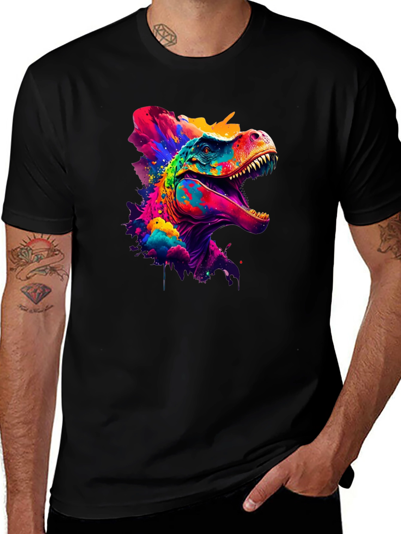 Vibrant Dino Graphic Tee