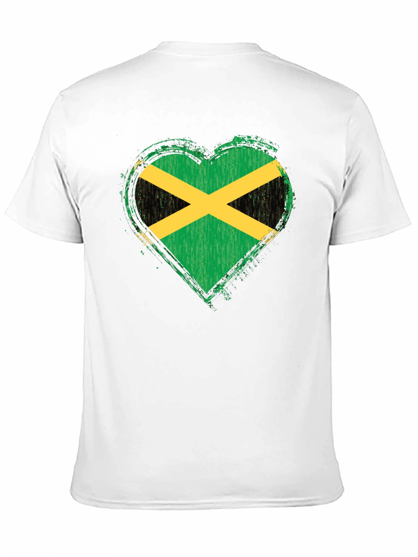 Jamaica Flag Heart T-Shirt