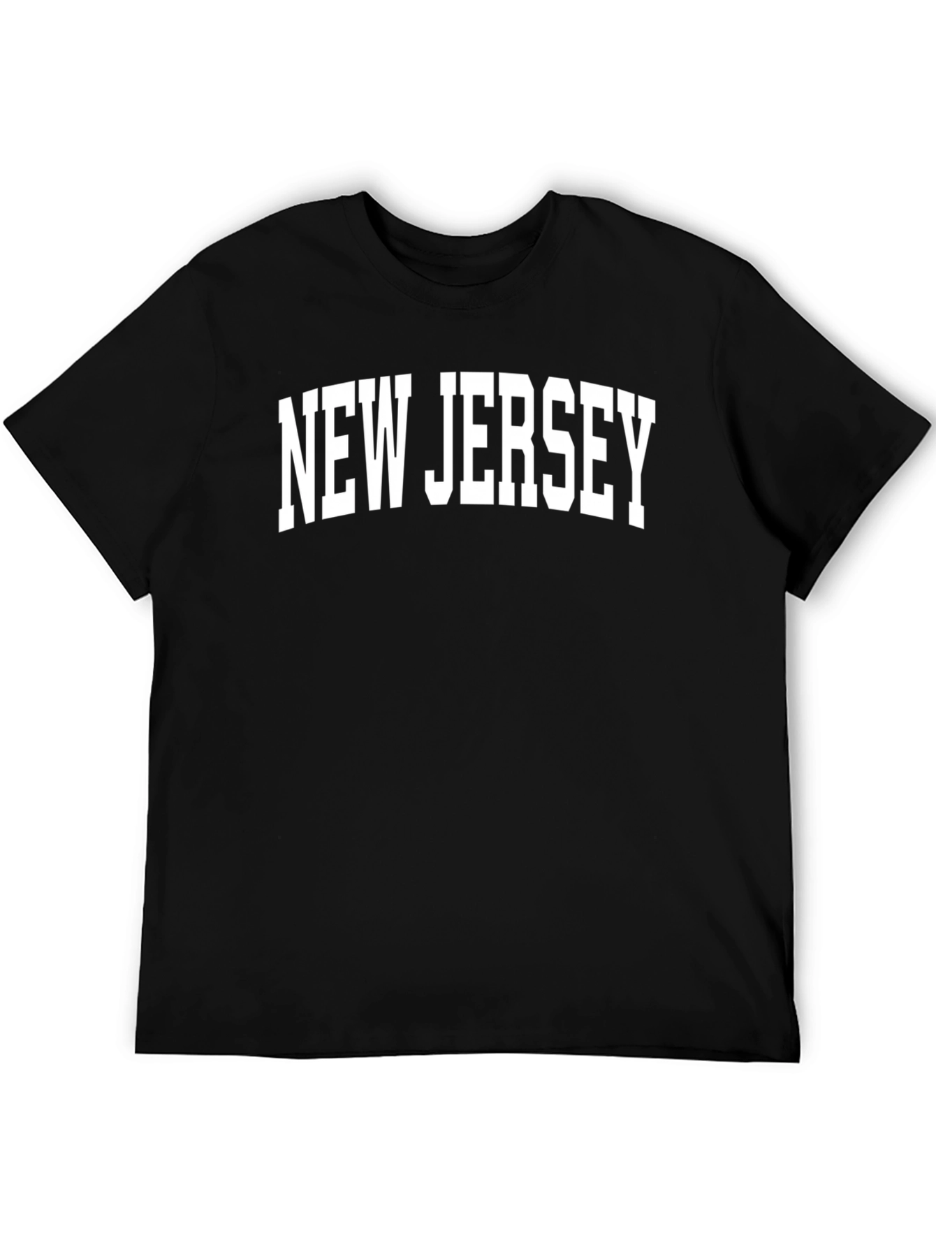 New Jersey Graphic Print Crew Neck T-Shirt