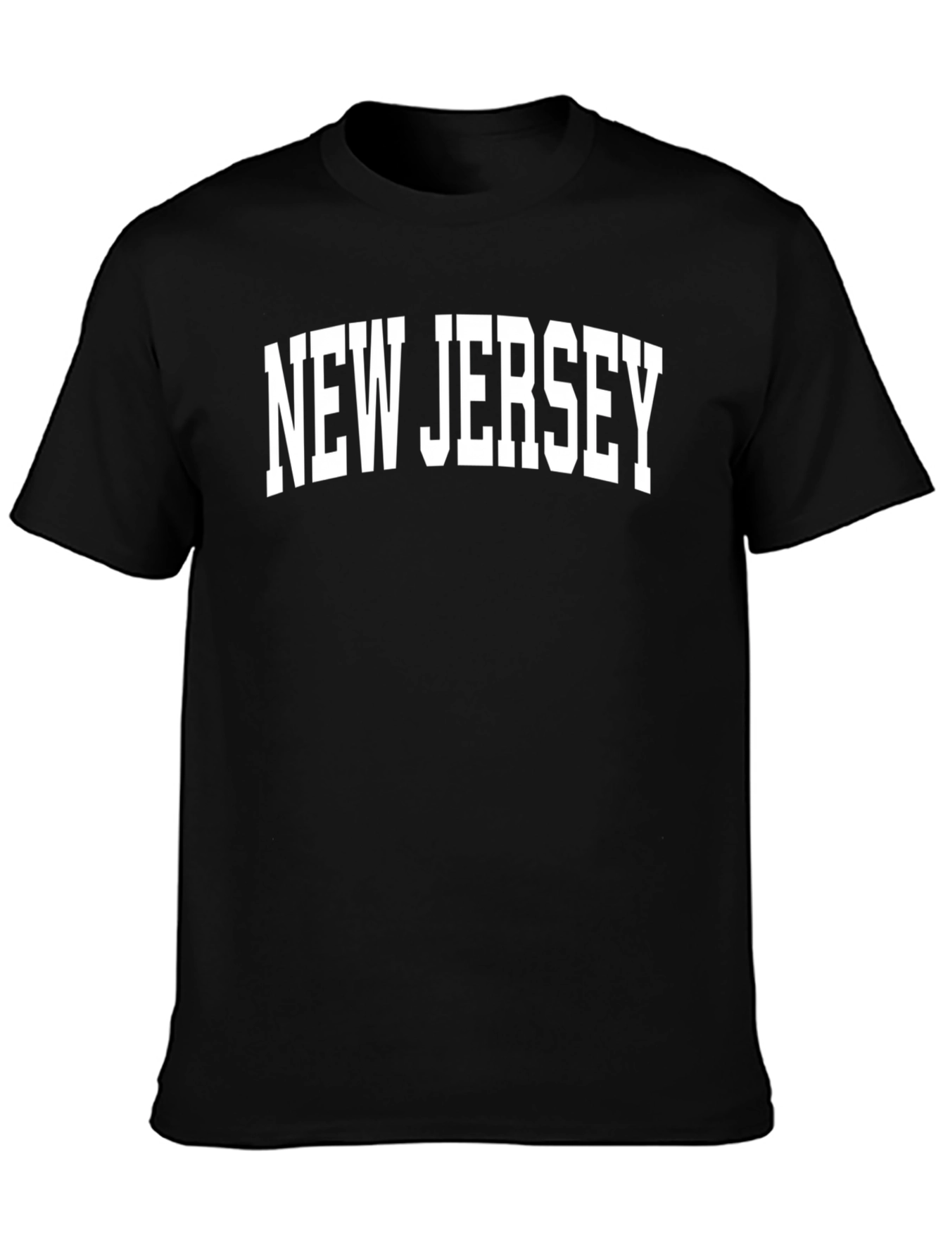 New Jersey Graphic Print Crew Neck T-Shirt