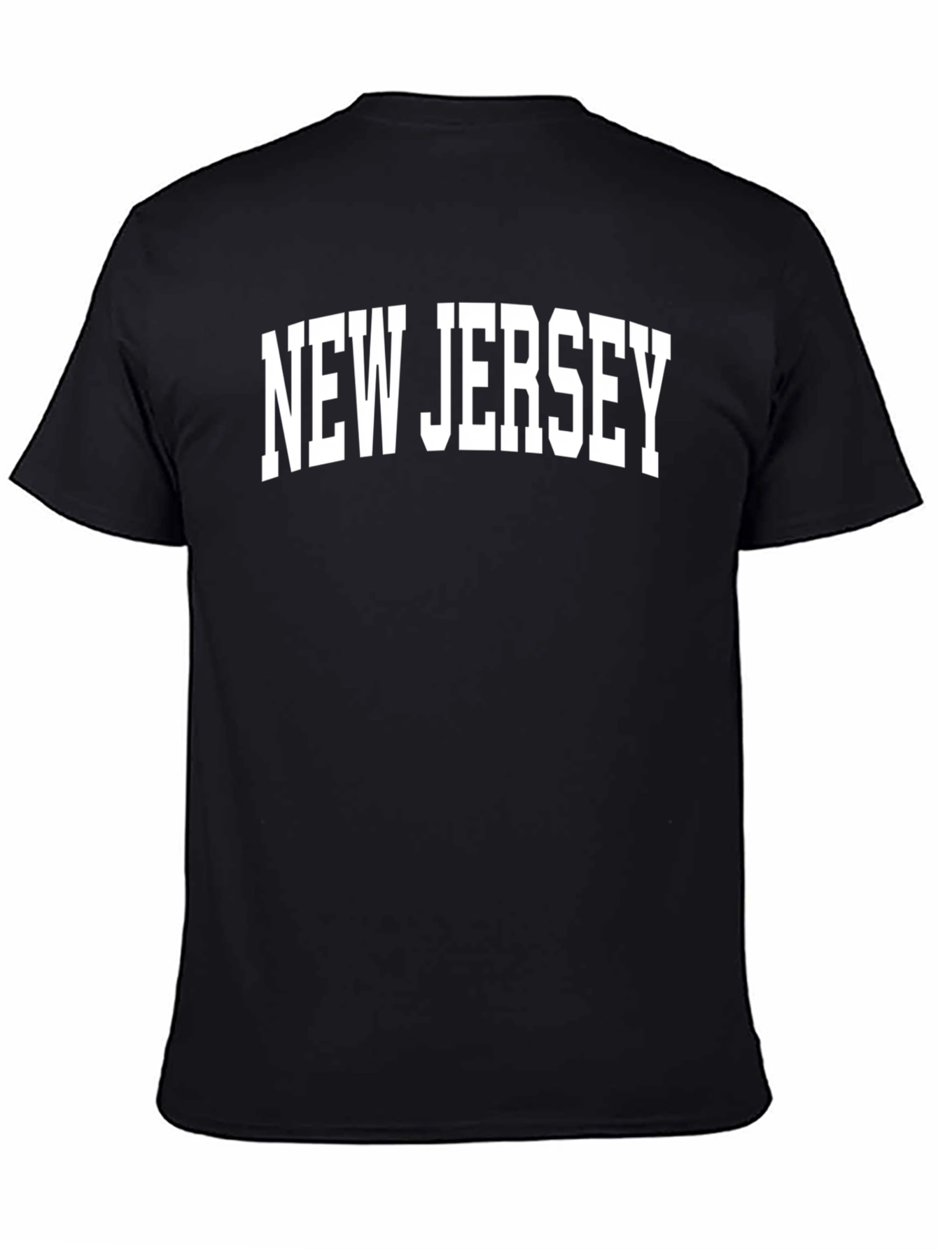 New Jersey Graphic Print Crew Neck T-Shirt