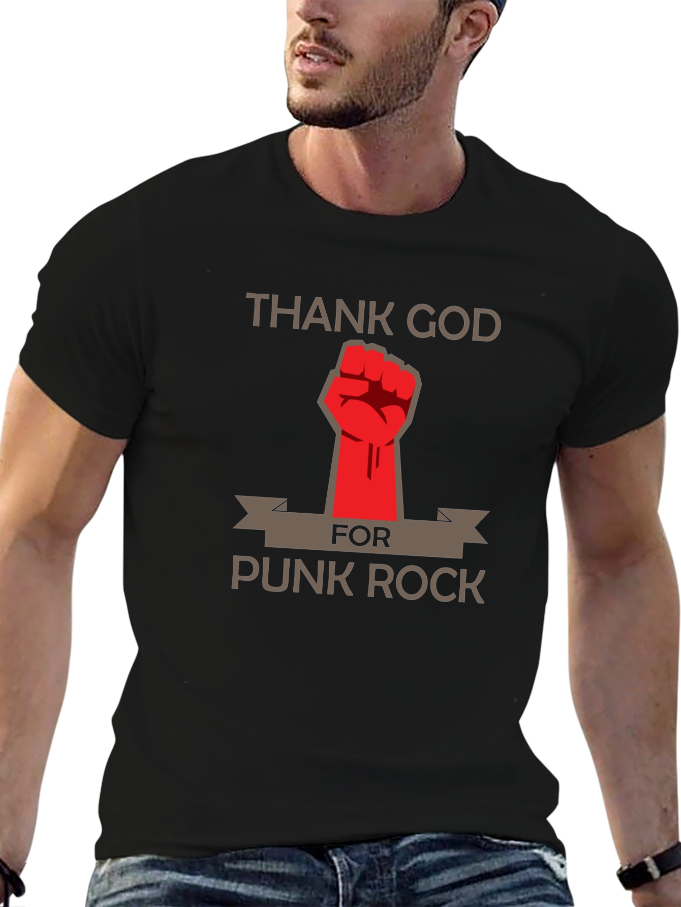 Thank God for Punk Rock Graphic T-Shirt