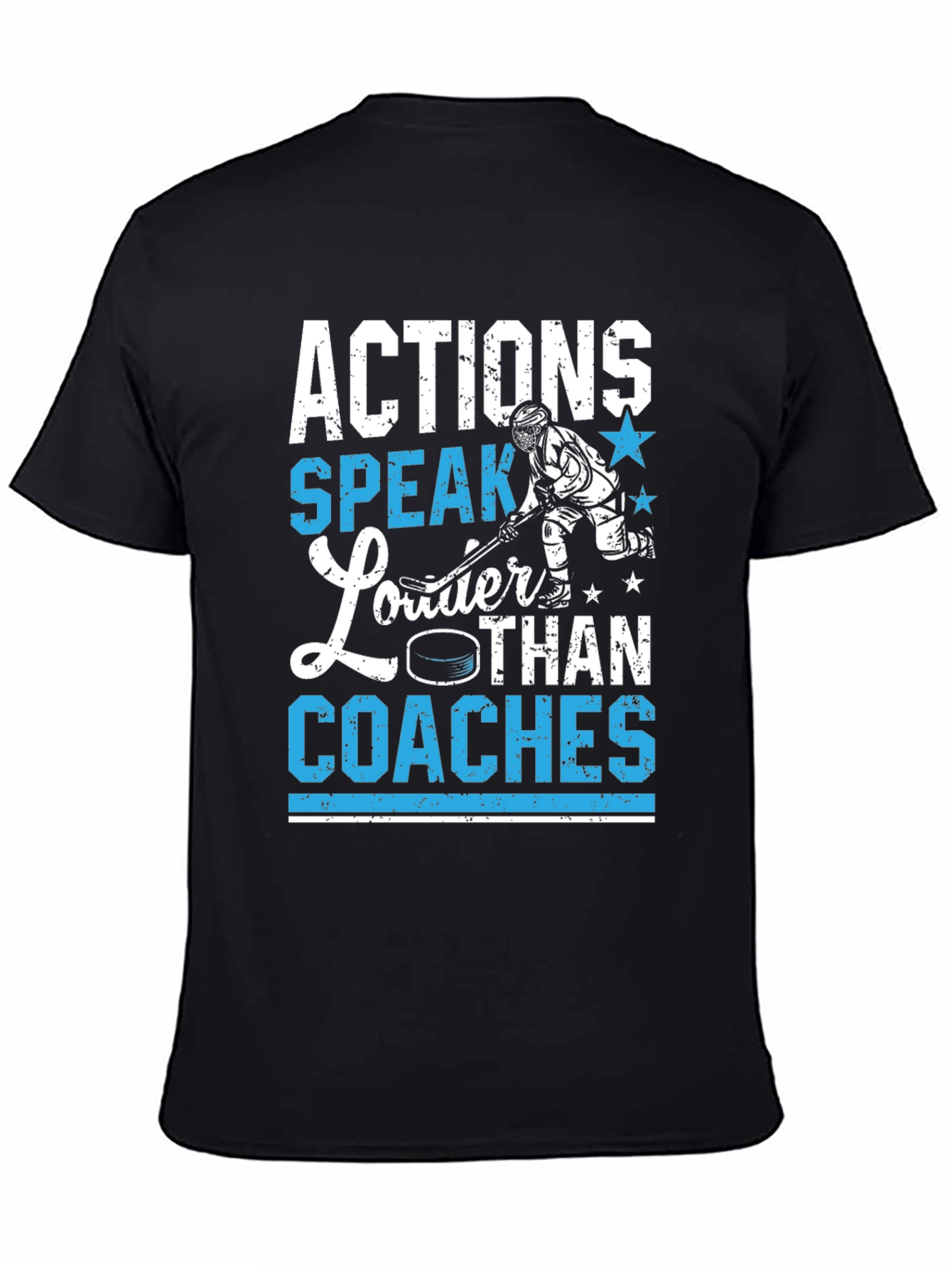 Actions Speak Louder Than Coaches Graphic Tee