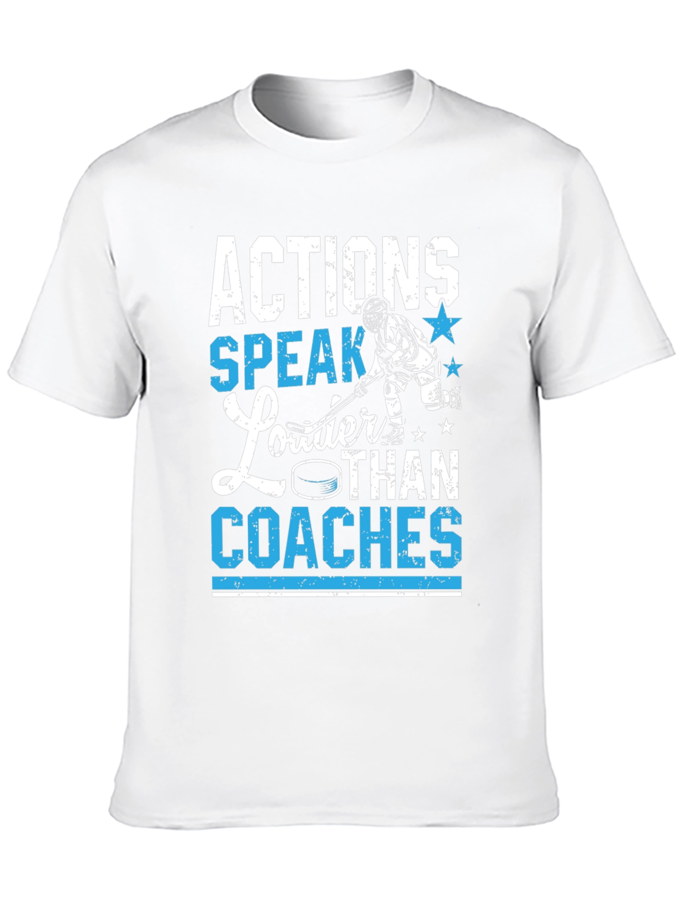 Actions Speak Louder Than Coaches Graphic Tee