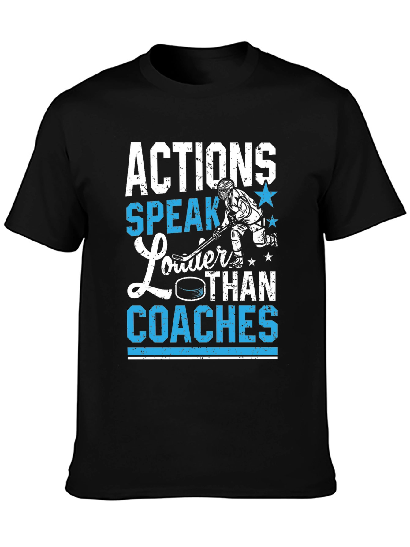 Actions Speak Louder Than Coaches Graphic Tee
