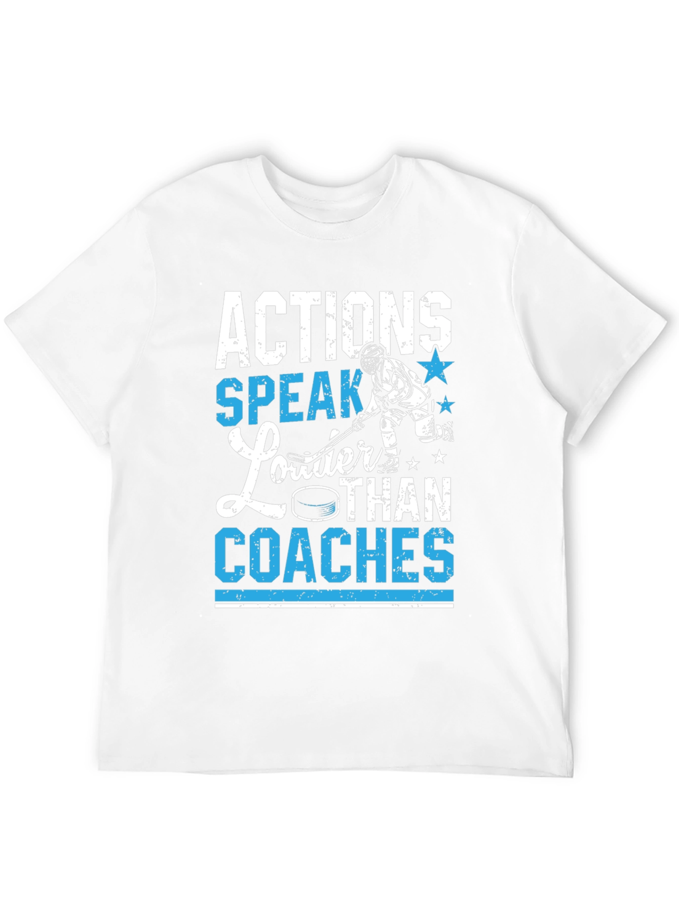Actions Speak Louder Than Coaches Graphic Tee