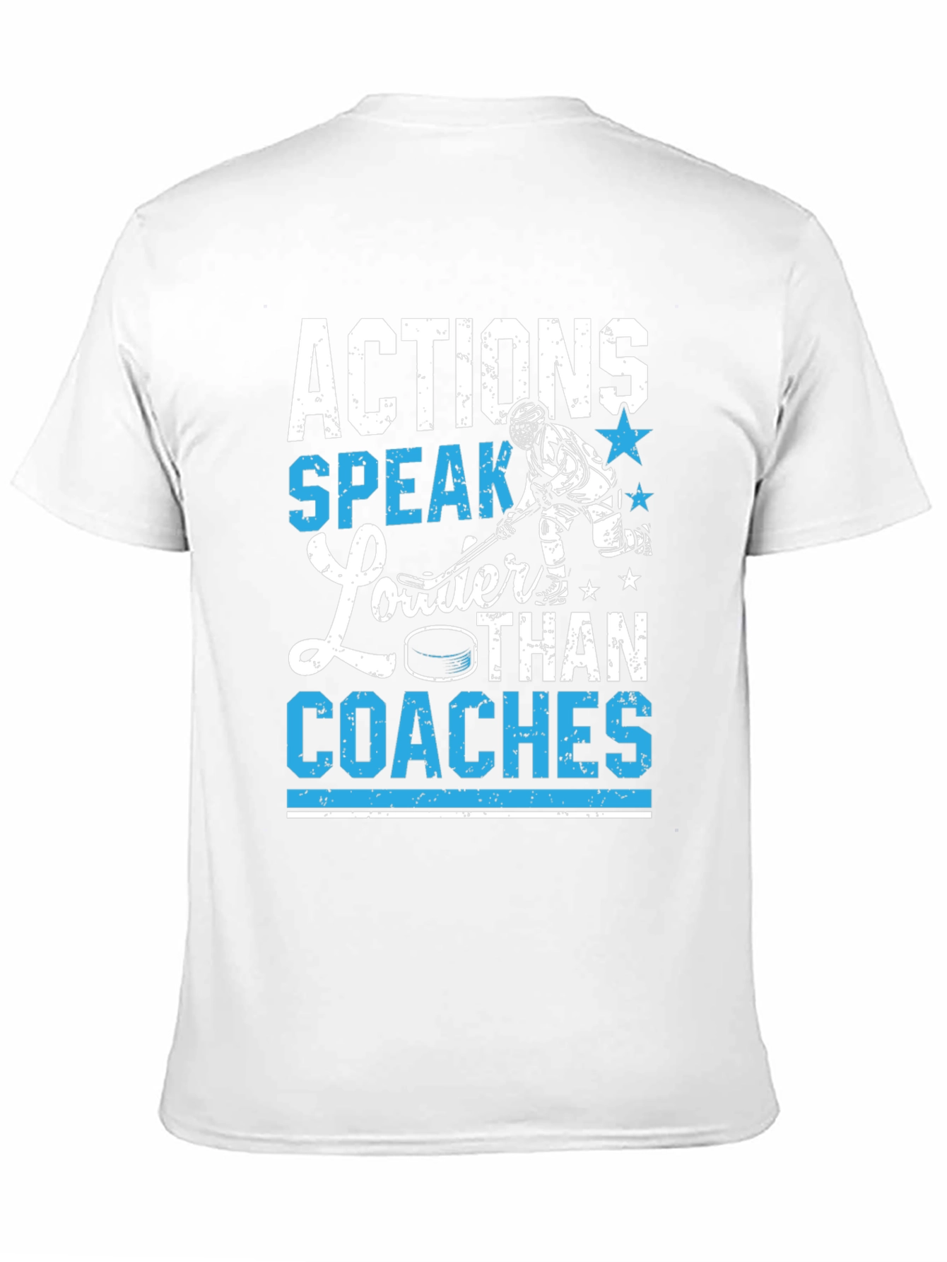 Actions Speak Louder Than Coaches Graphic Tee
