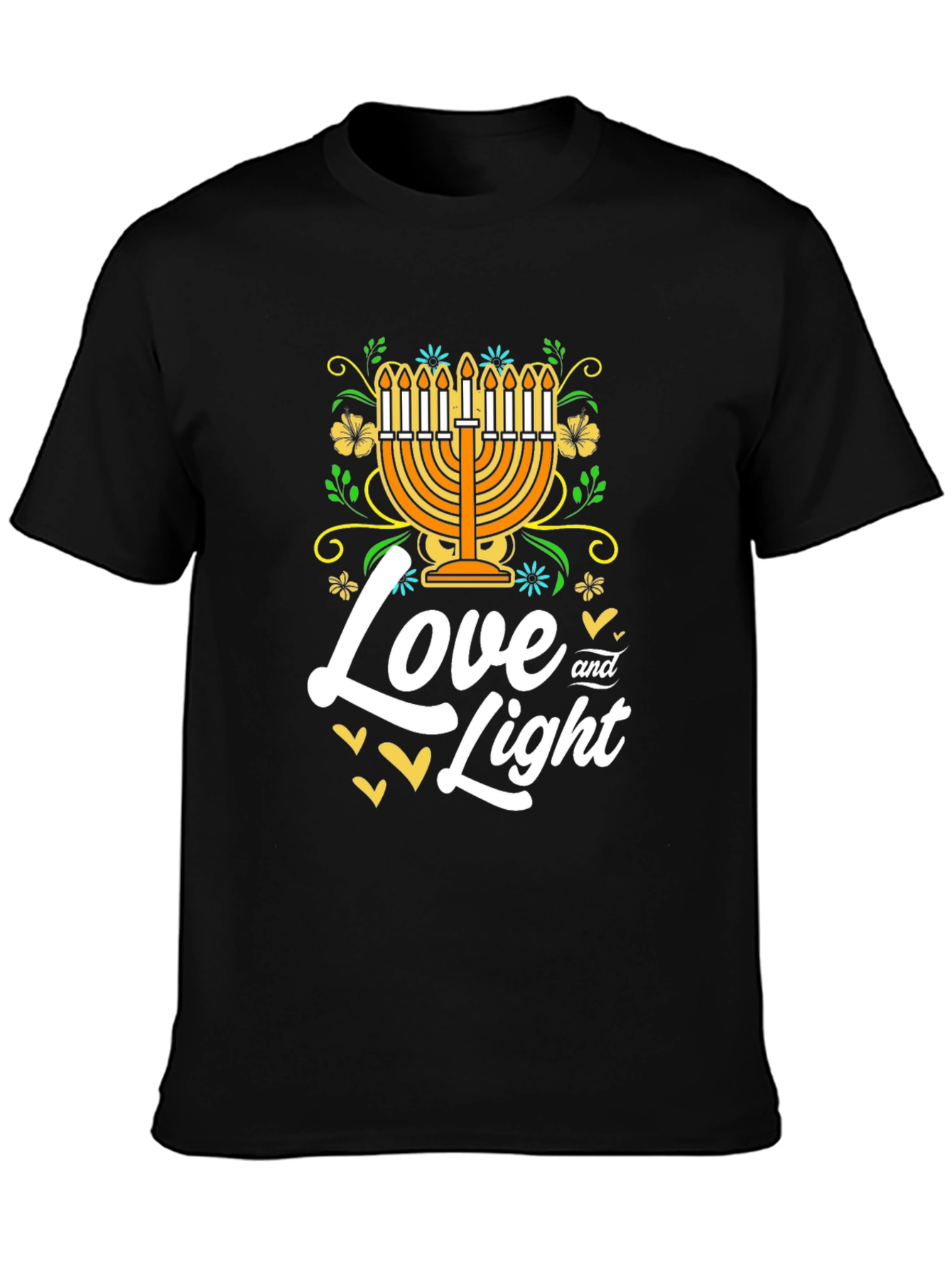 Love and Light Hanukkah T-Shirt