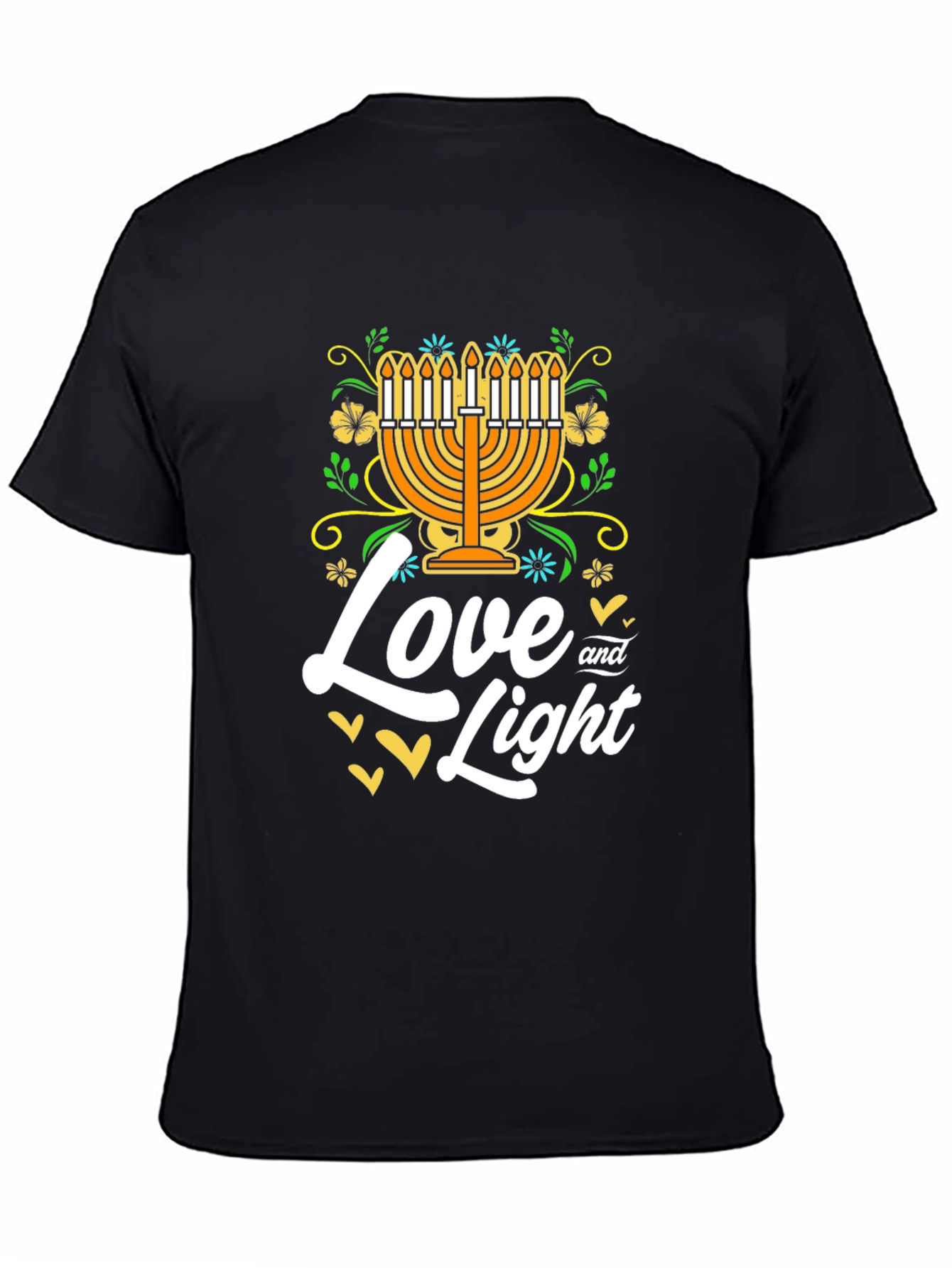 Love and Light Hanukkah T-Shirt
